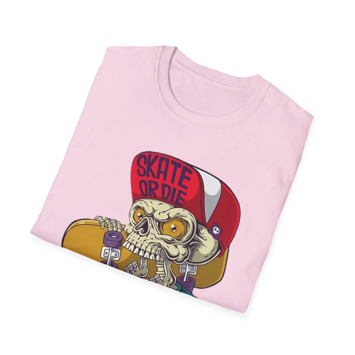 Skull T Shirt Skeleton Tee Unisex Softstyle Cotton Gildan 64000 Graphic Tee For Everyday Wear