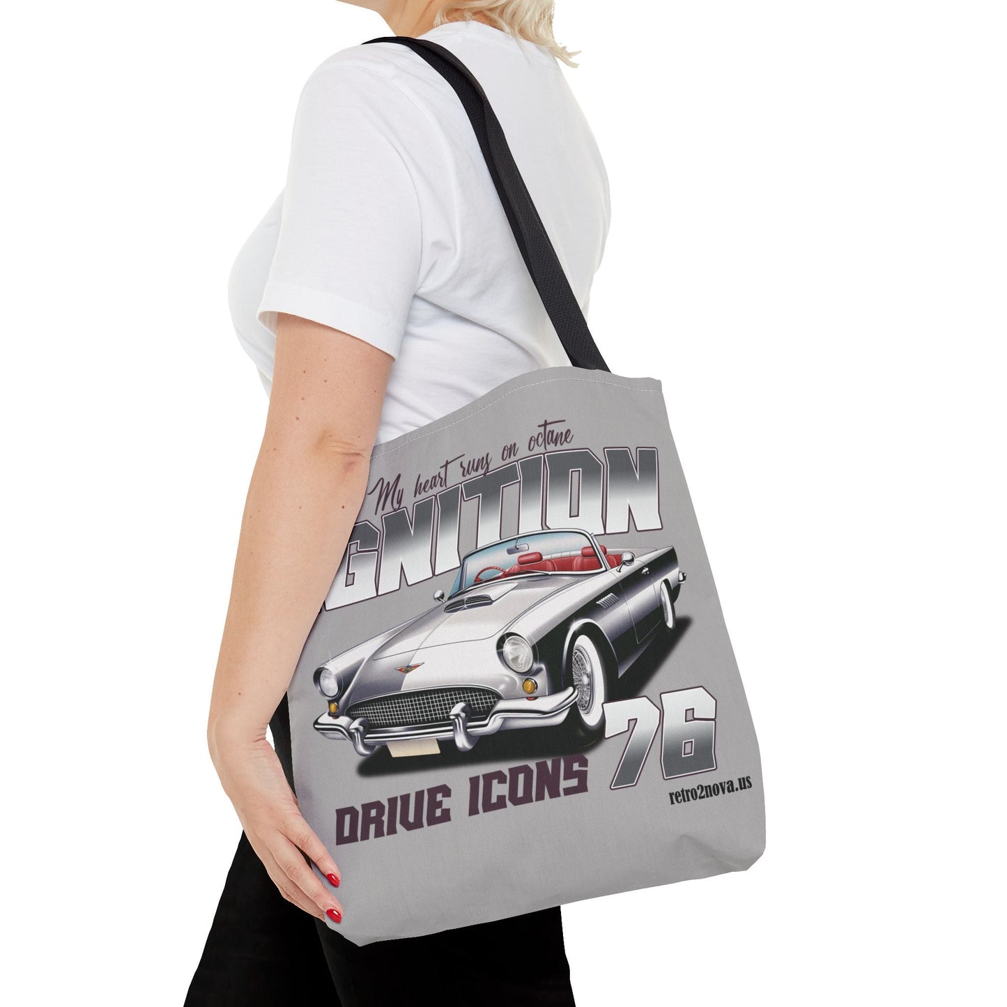 Canvas Tote Bag Classic Vintage Car Durable Stylish Everyday Use Perfect For Work