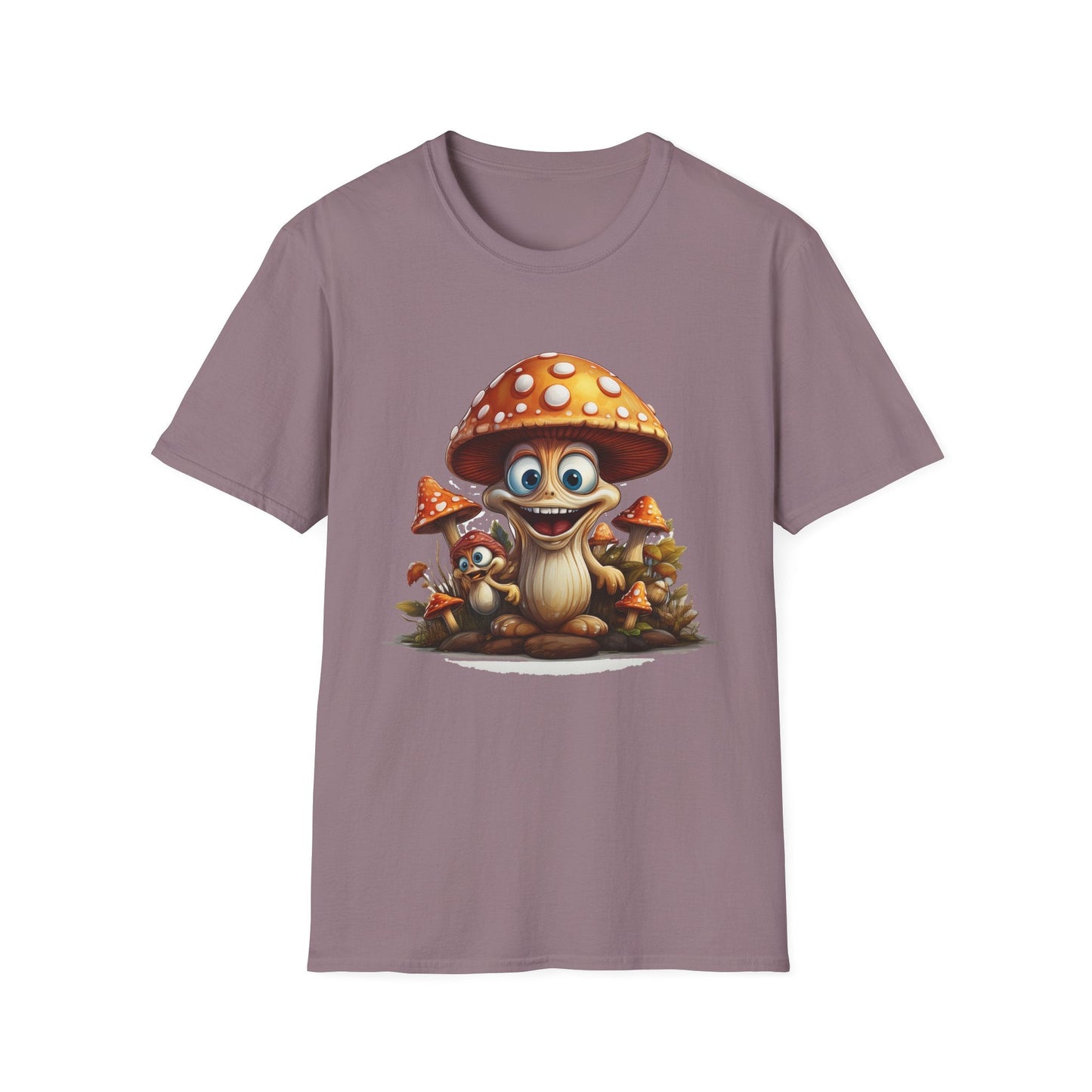 Mashroom Tee Shirt Unisex Softstyle 64000 Comfortable Mushroom Shirt With Funny Fungus Design