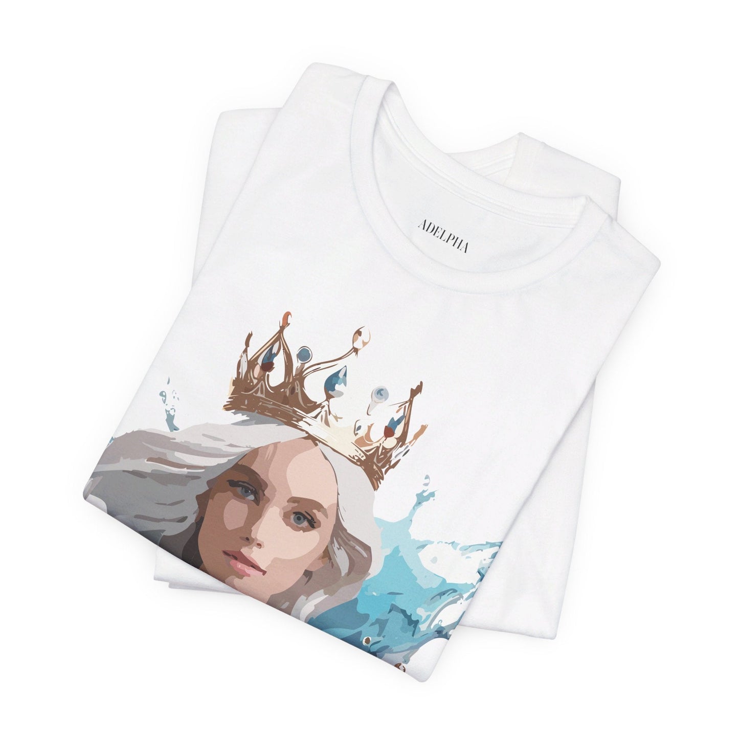Queen Graphic T Shirt By Adelpha Unisex Jersey Short Sleeve Vintage Inspired Art Tee