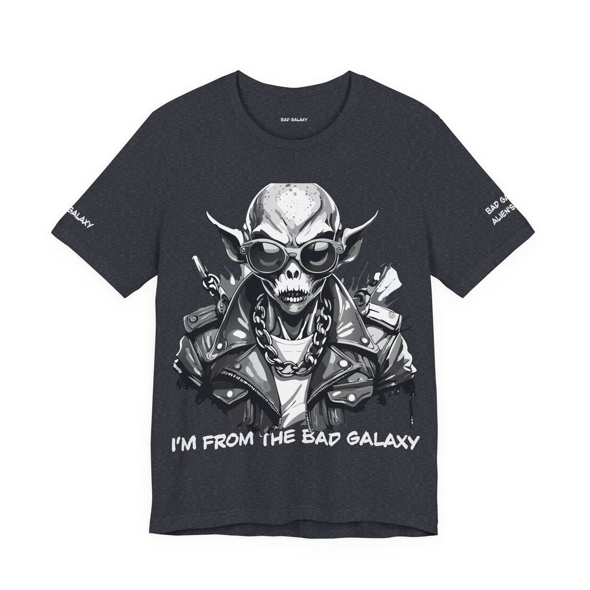 Alien Graphic Unisex Cotton Bella+Canvas Tee with Art Design b78