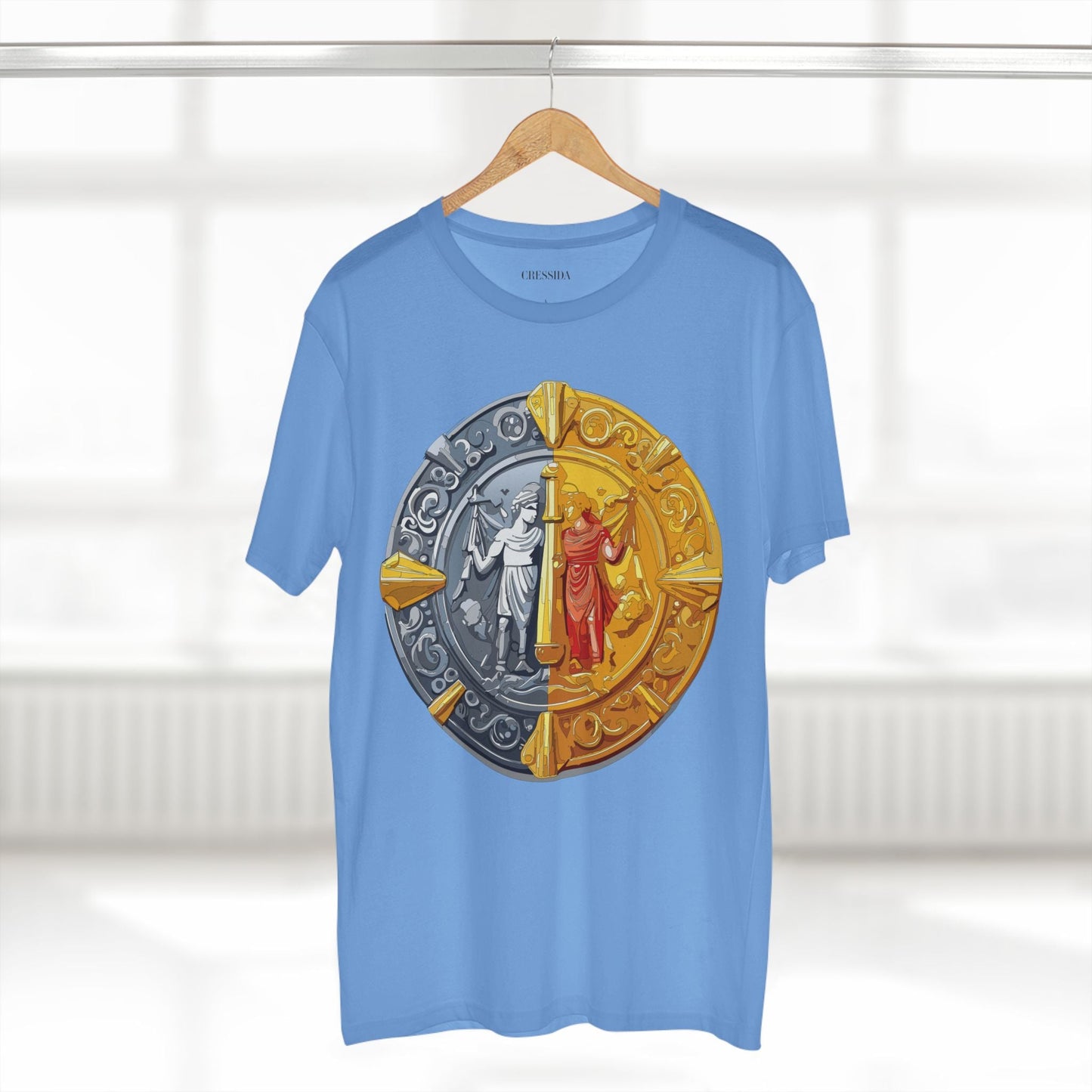 Antique Gold Coin Graphic Design T-Shirt Unisex 100 Cotton With Golden Print Artwork Tee 17