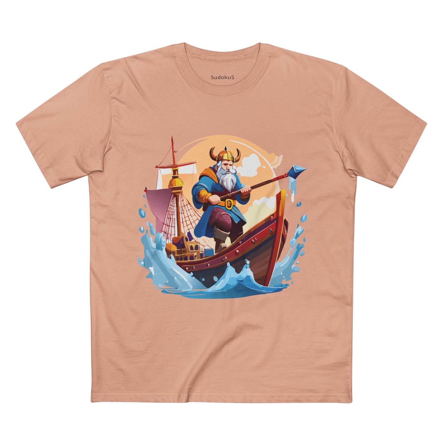 Viking Graphic Unisex 100 Cotton Staple Tee 4