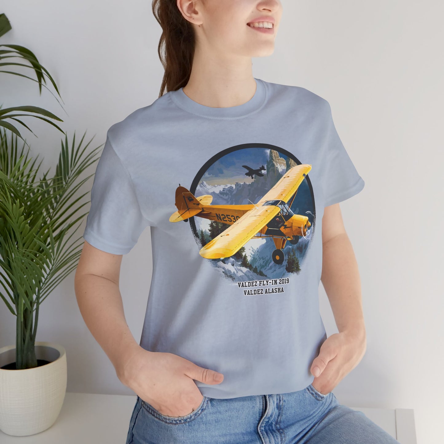 Retro Plane Graphic Design Tee, Plane Shirt, Vintage Tees, Art Design T-Shirt, Graphic Tee, Retro Art Shirts