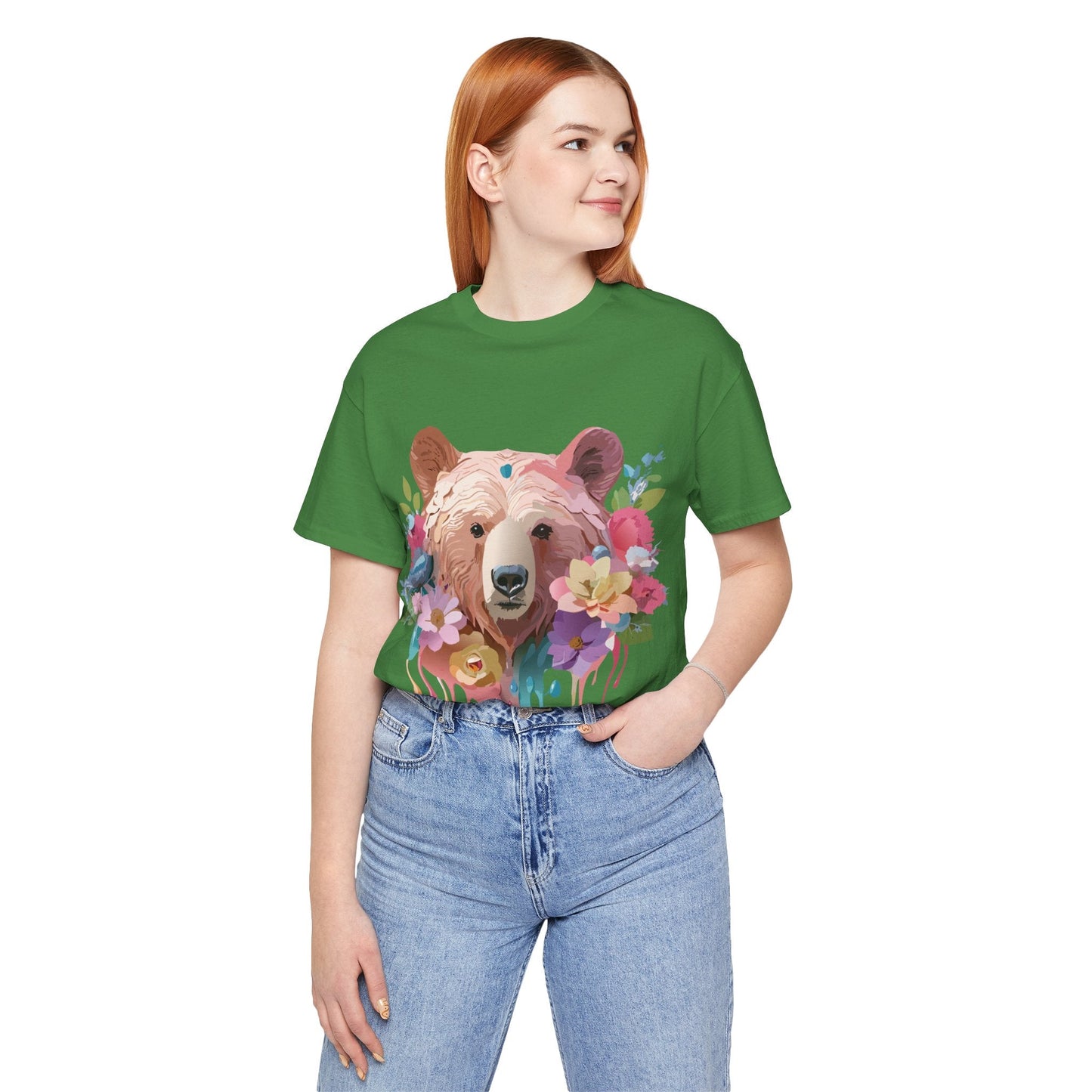 Bear Graphic T Shirt Unisex Adelpha Vintage Art Design Tee Edition
