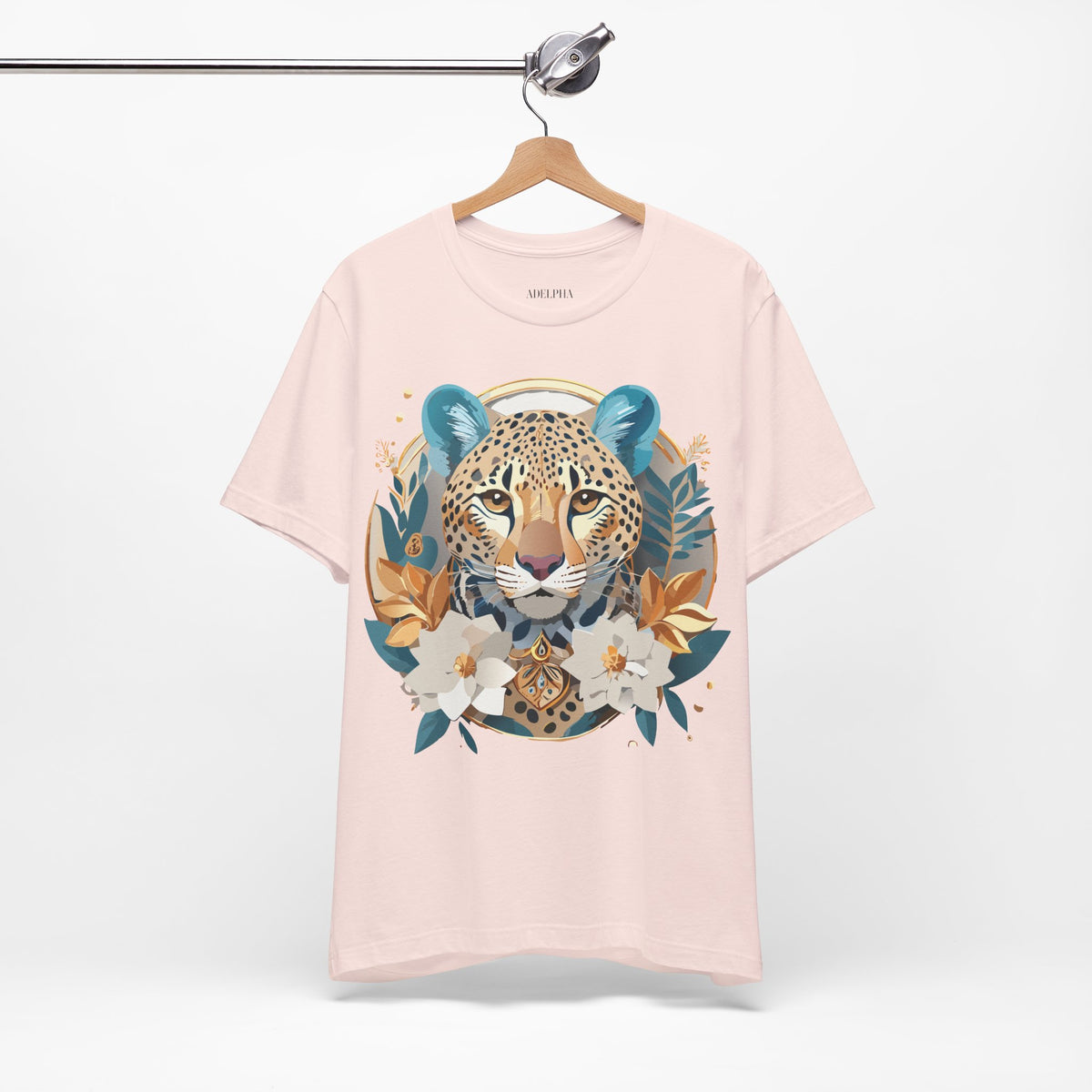 Medallion Graphic Unisex Cotton Bella+Canvas Tee with Art Design d41