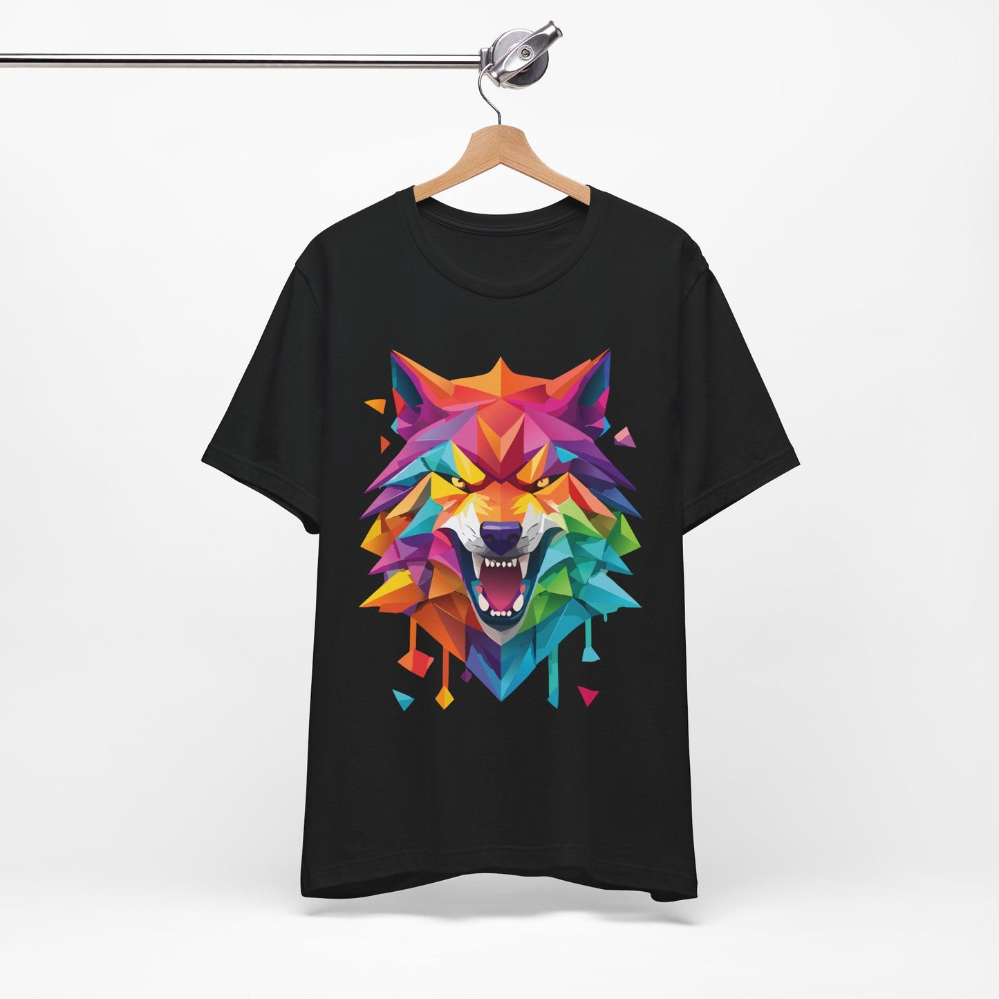 Unisex Animal Shirt With Art Design And Wild Animals Print Tee Short Sleeve Premium