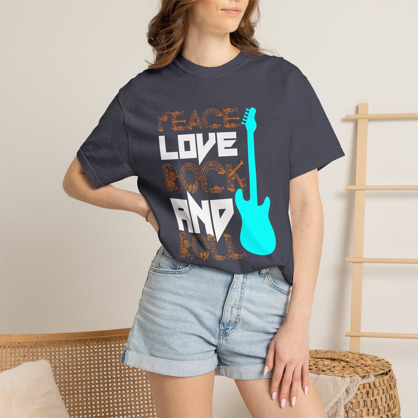 Music Graphic Design Unisex Cotton T-shirt 078
