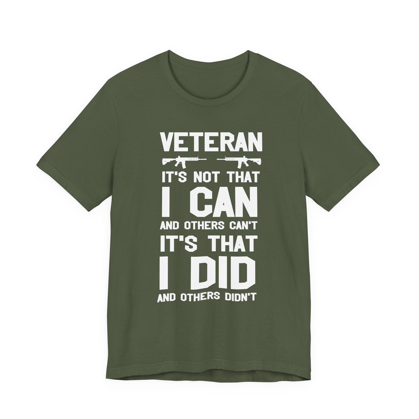 Army Veteran Patriotic Graphic Design Unisex Cotton T-Shirt v61