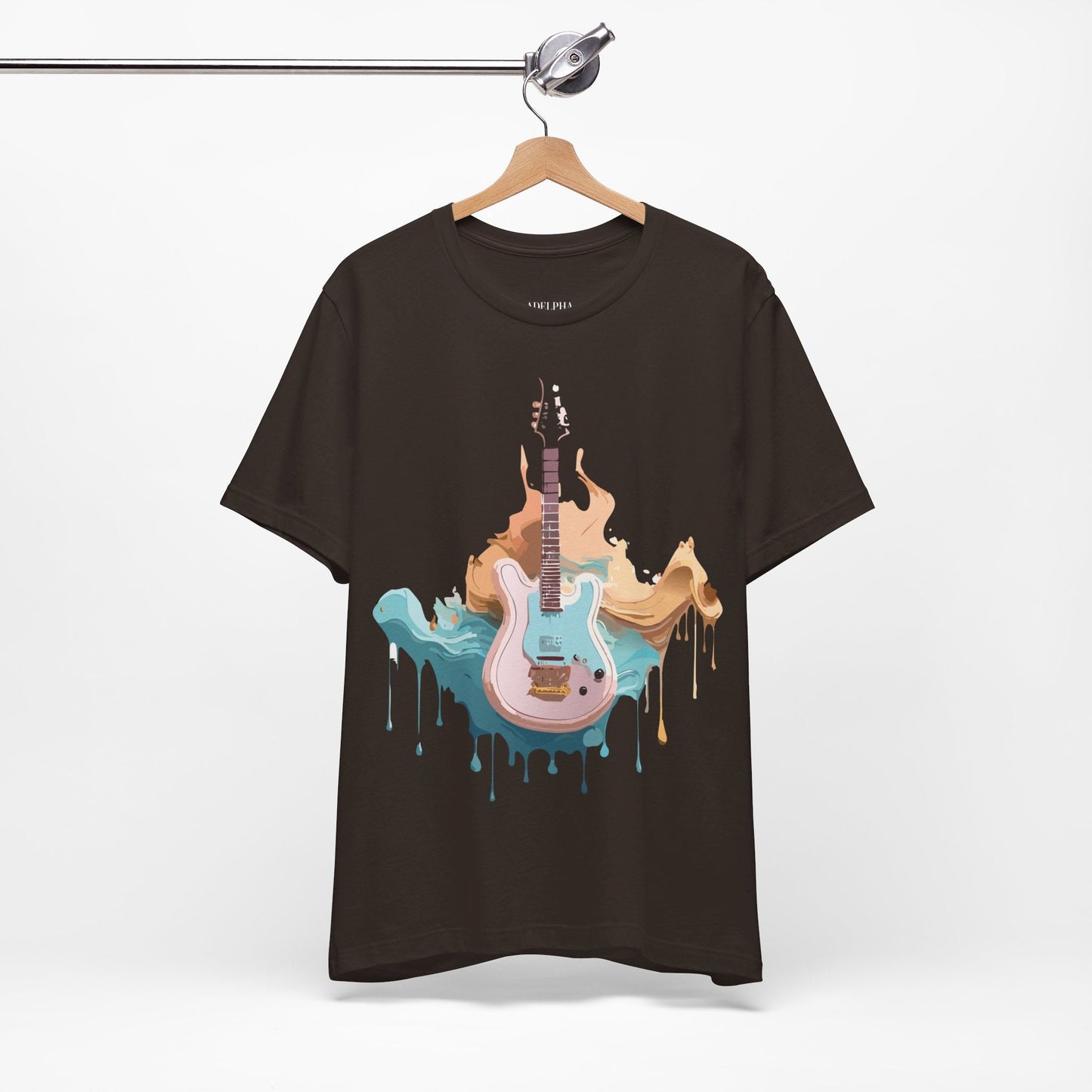 Music Graphic Unisex 100 Cotton Vintage Art with Musical Elements Tee 51