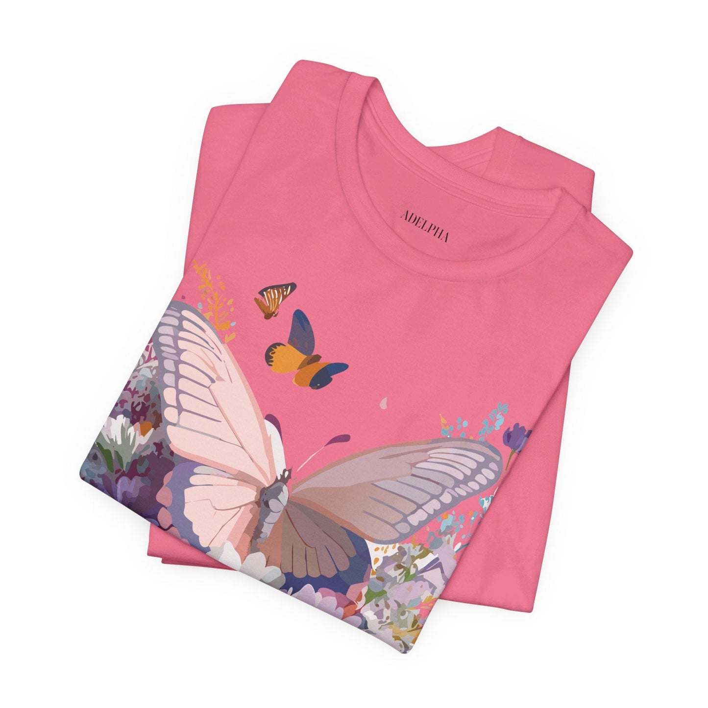 Butterfly Graphic Tee Adelpha Art Design Unisex Short Sleeve Shirt