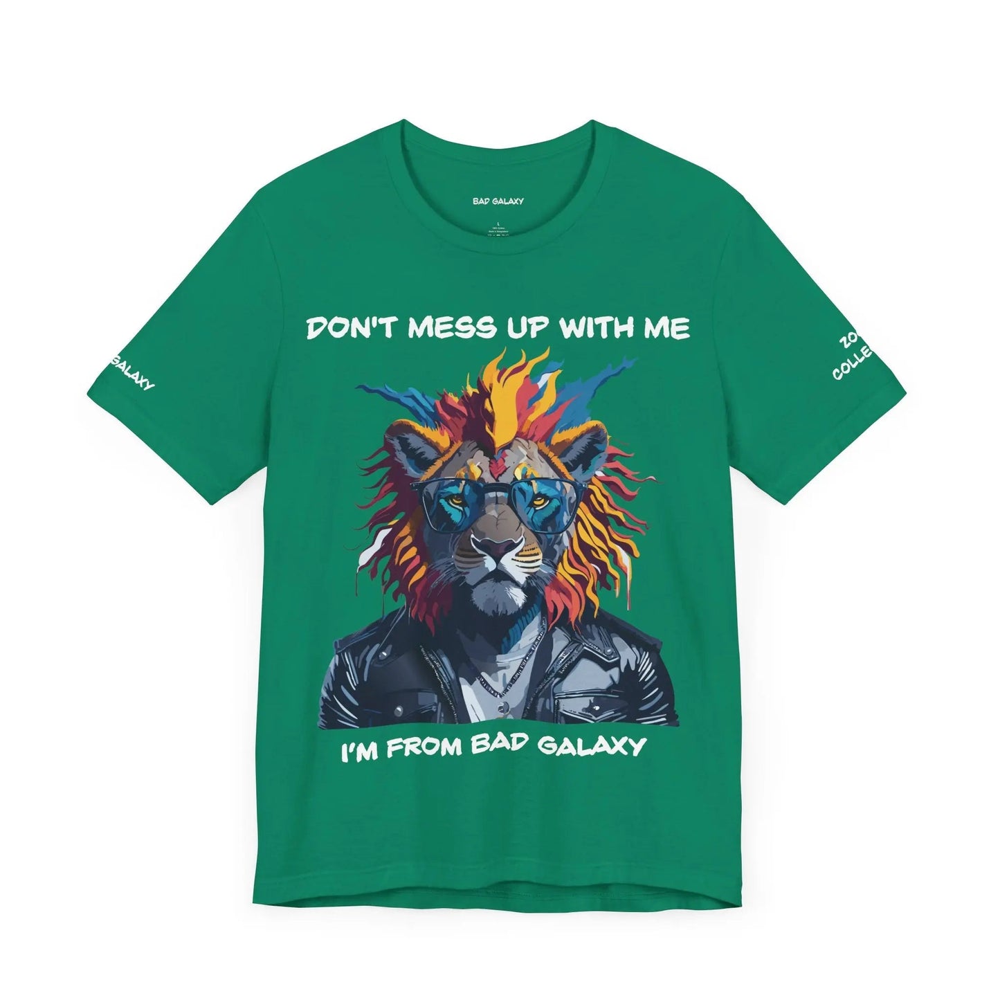 Animal T Shirt From Bad Galaxy Made To Order 100 Percent Cotton Eco Friendly Ink Free Shipping