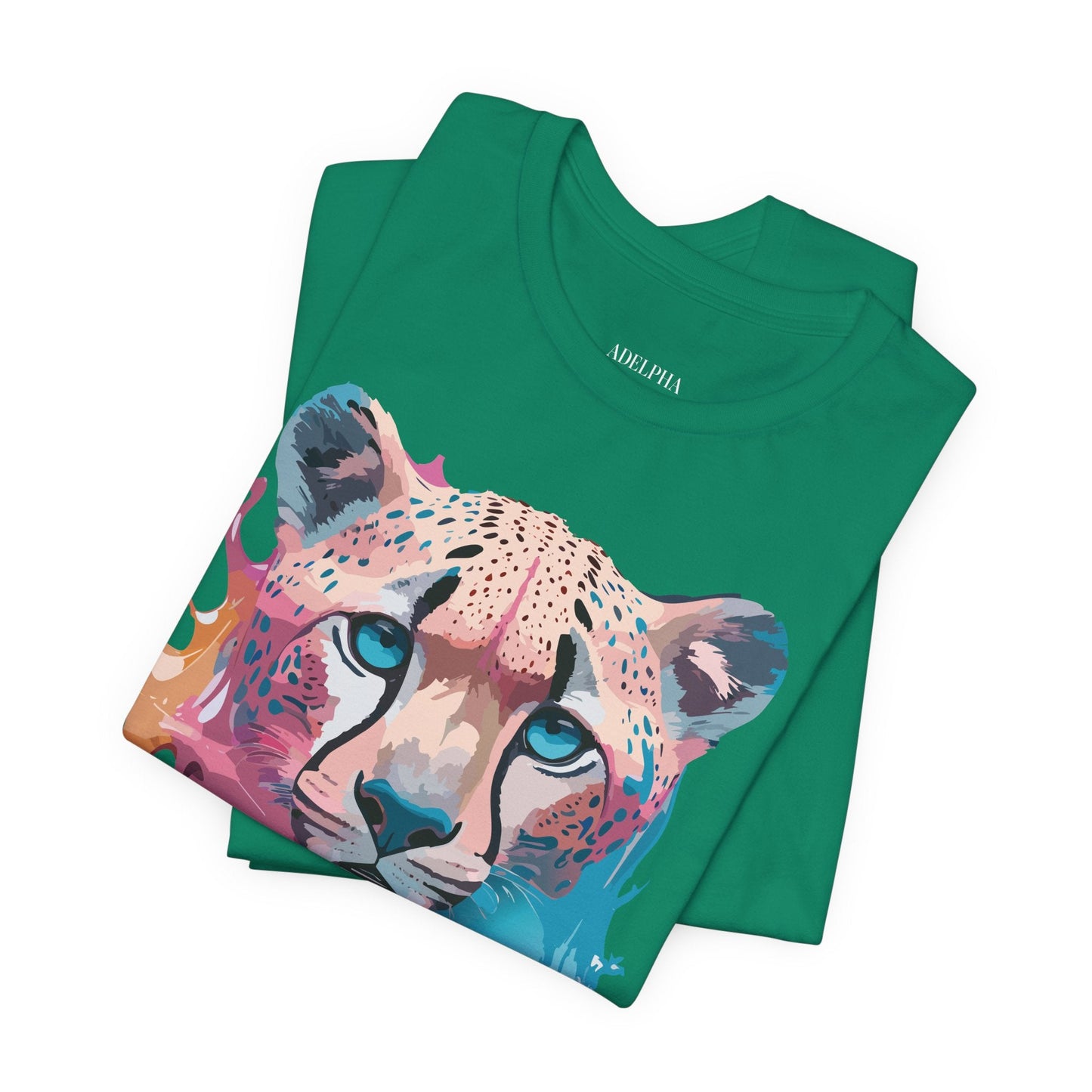 Cheetah Graphic Unisex 100 Cotton Artwork Tee 12