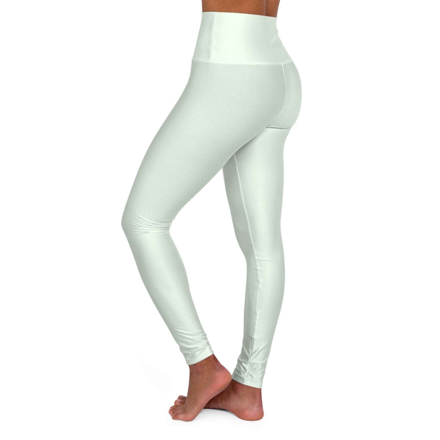 Honeydew Mint Color High-Waist Yoga Leggings Women's Seamless Poly-Span Stretchy Pants XS-2XL