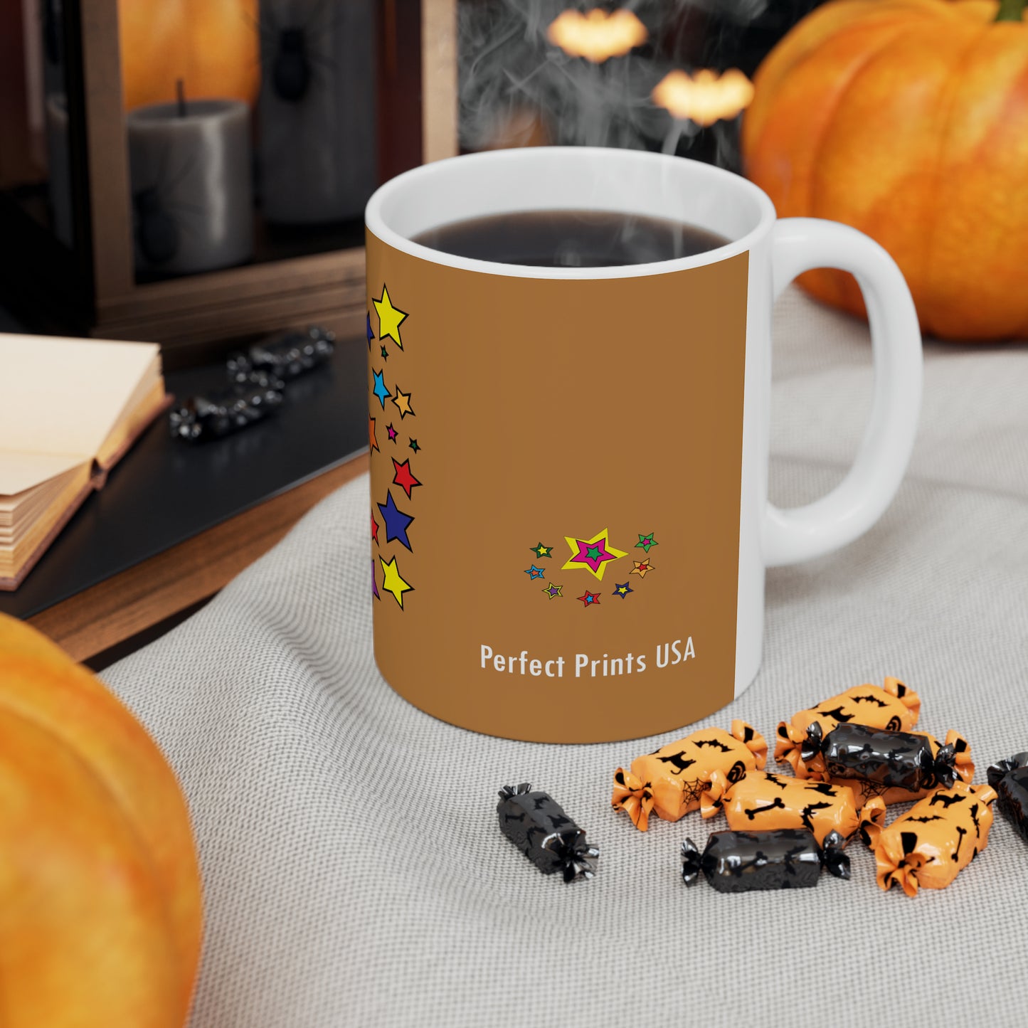 Coffee & Tea Mug with Stars print