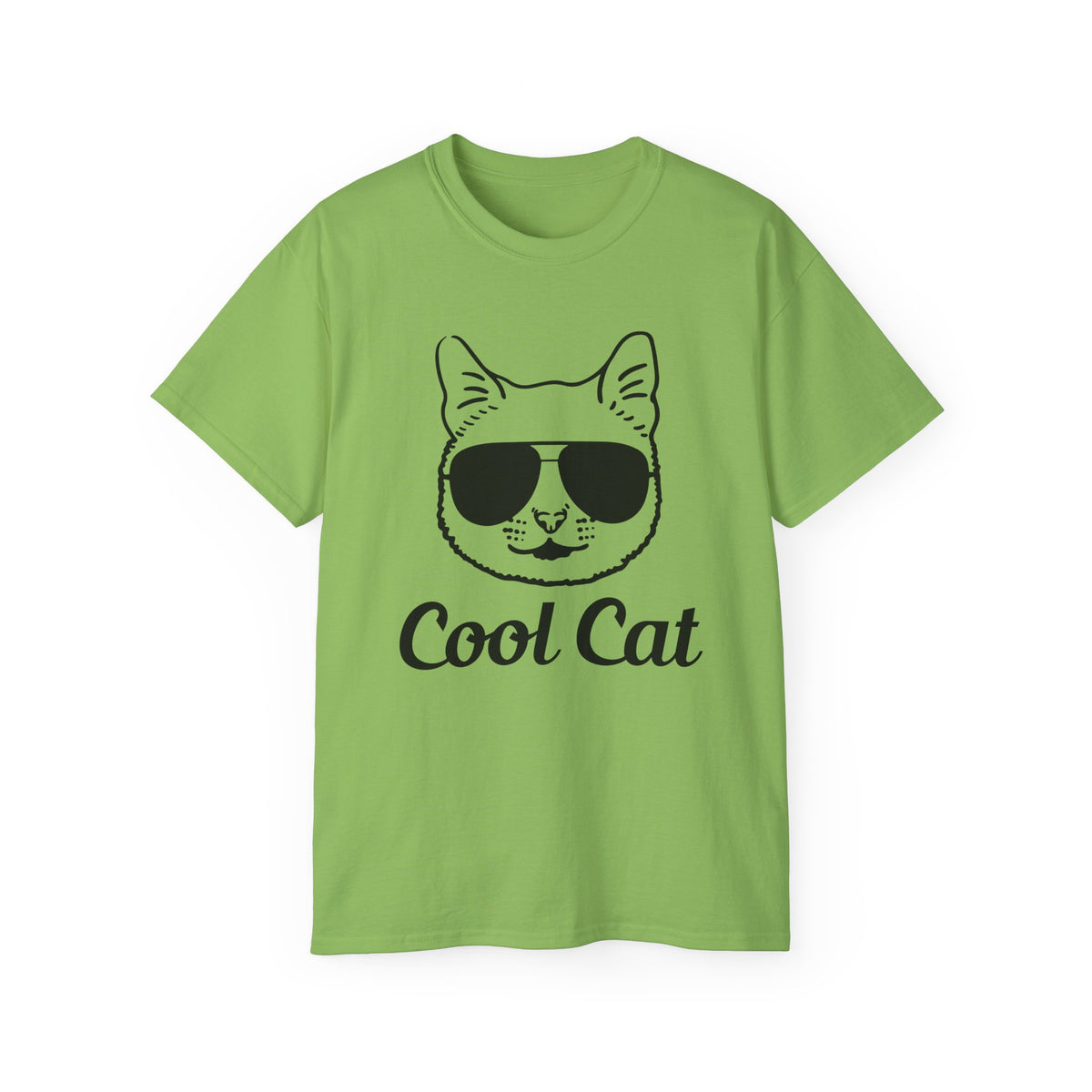 Cool Cat Sunglasses Tee | Cat Face Graphic Shirt