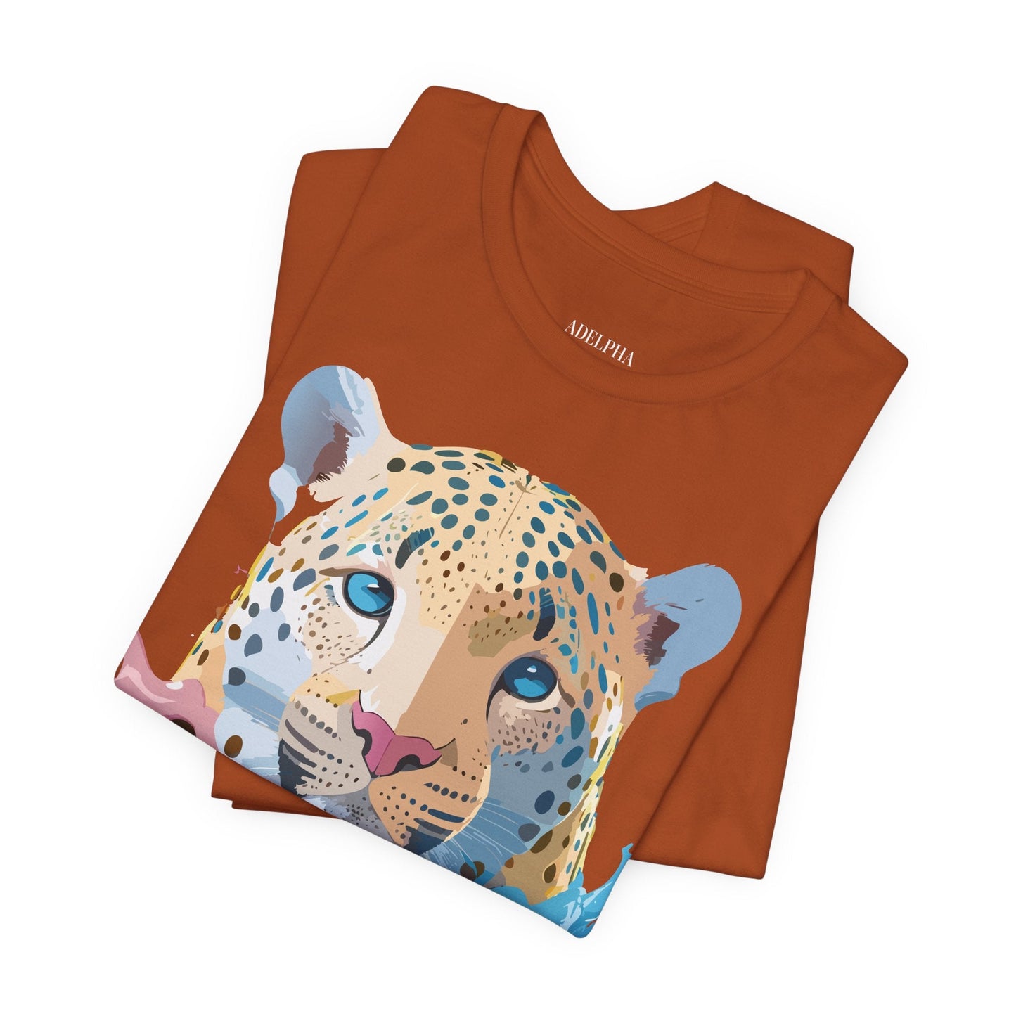 Cheetah Graphic Unisex 100 Cotton Artwork Tee 9
