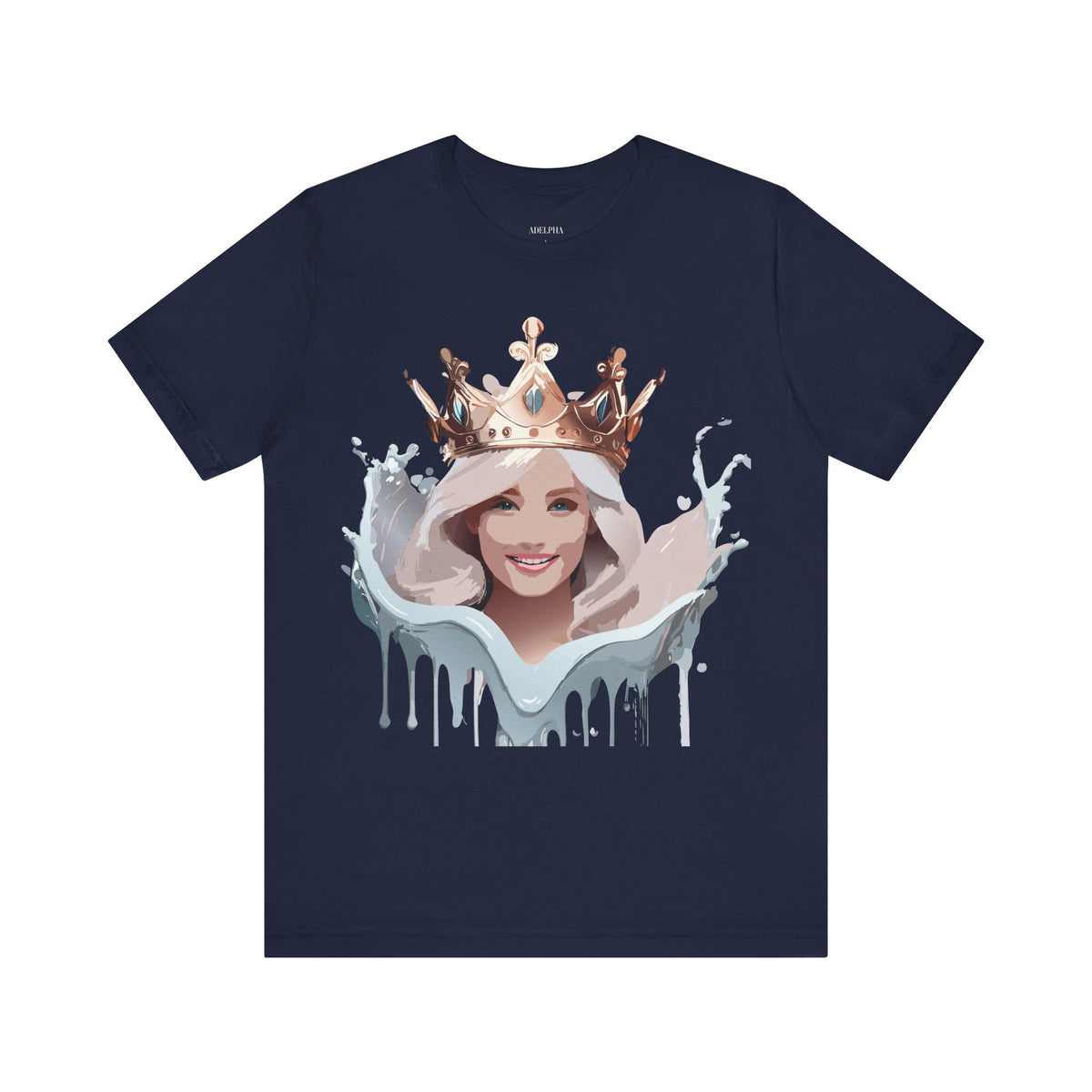 Queen Graphic Unisex Cotton Bella+Canvas Tee with Art Design m178