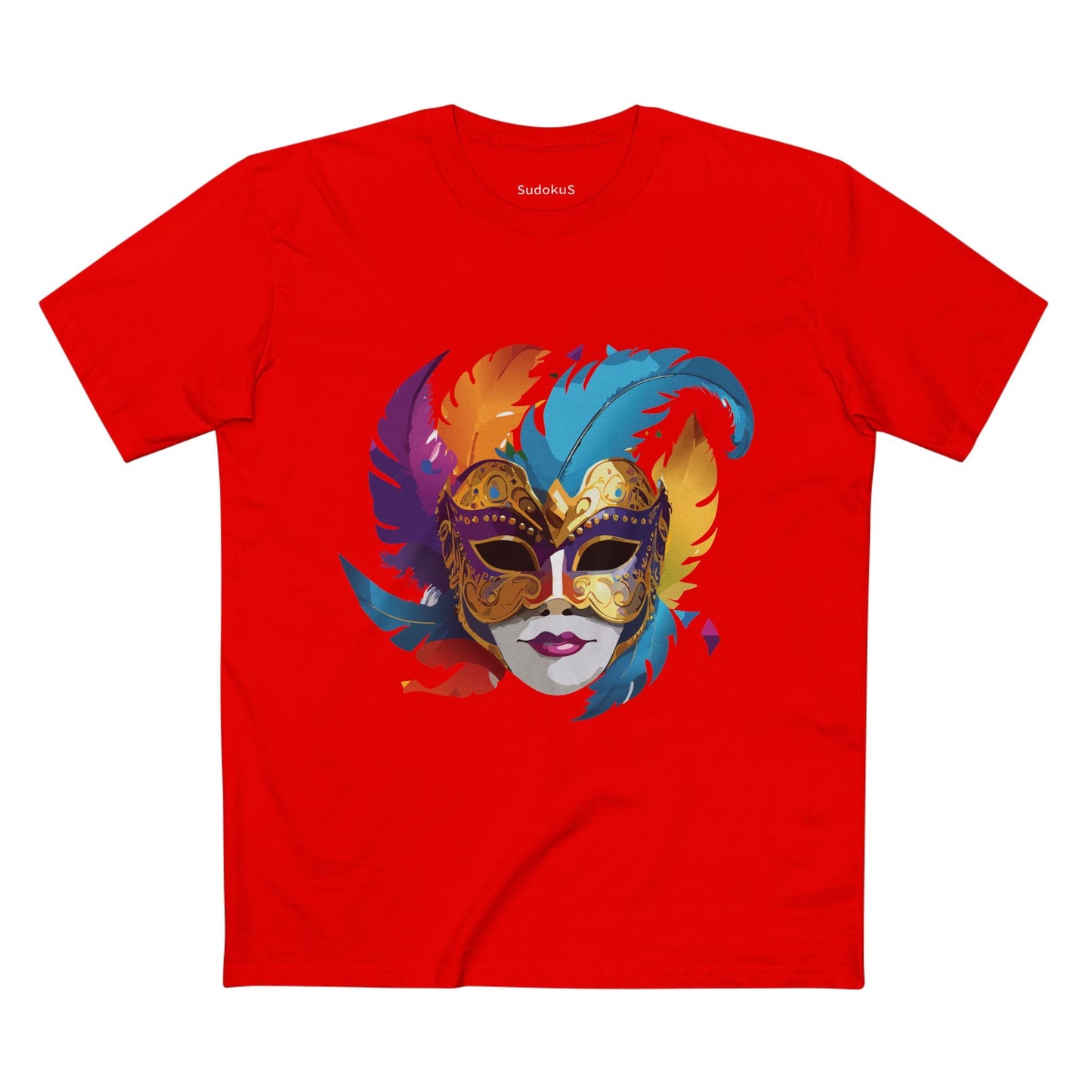 Mask Graphic Unisex 100 Cotton Staple Tee 39
