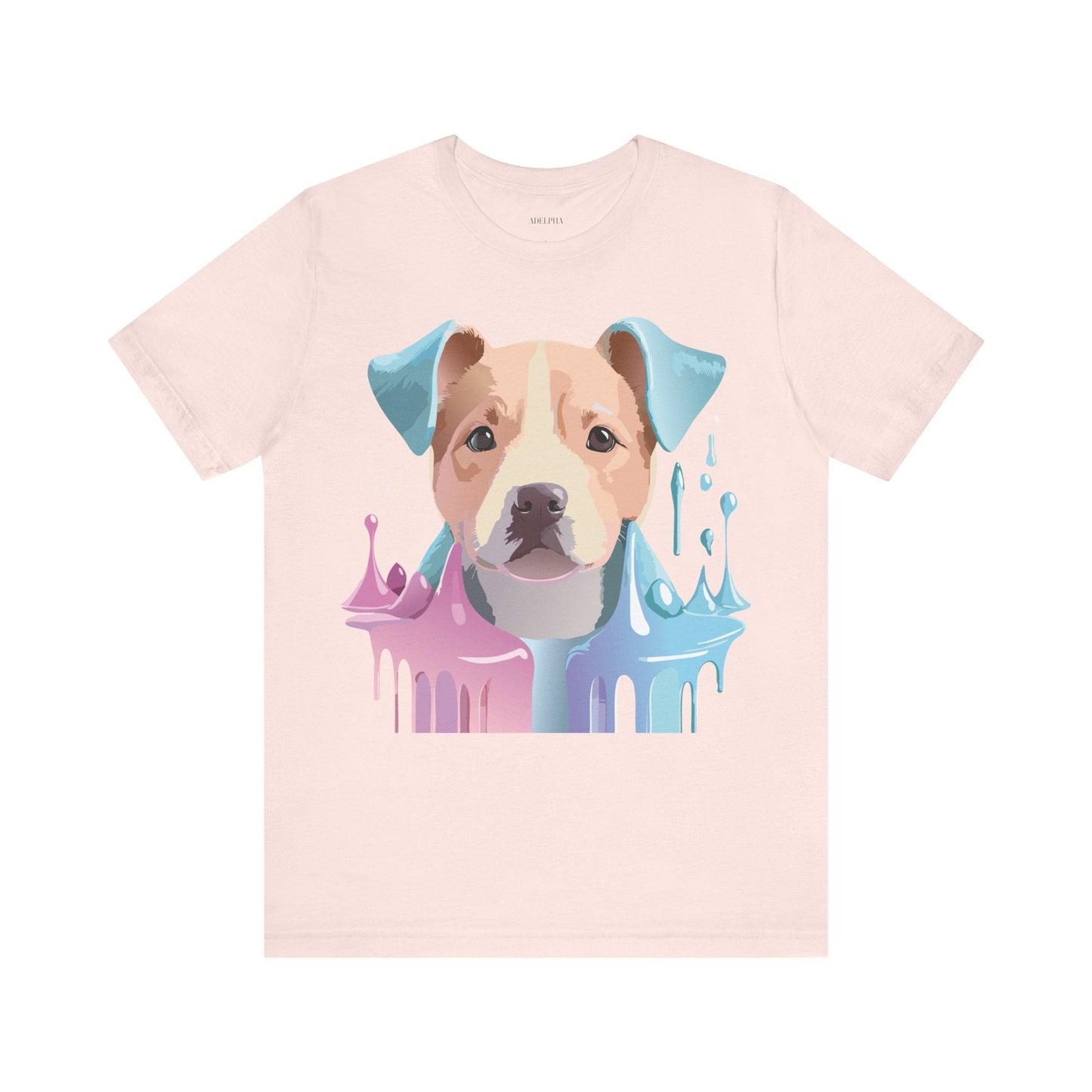 Dog Graphic T Shirt Unisex Jersey Short Sleeve Adelpha Vintage Art Tee Premium Comfort