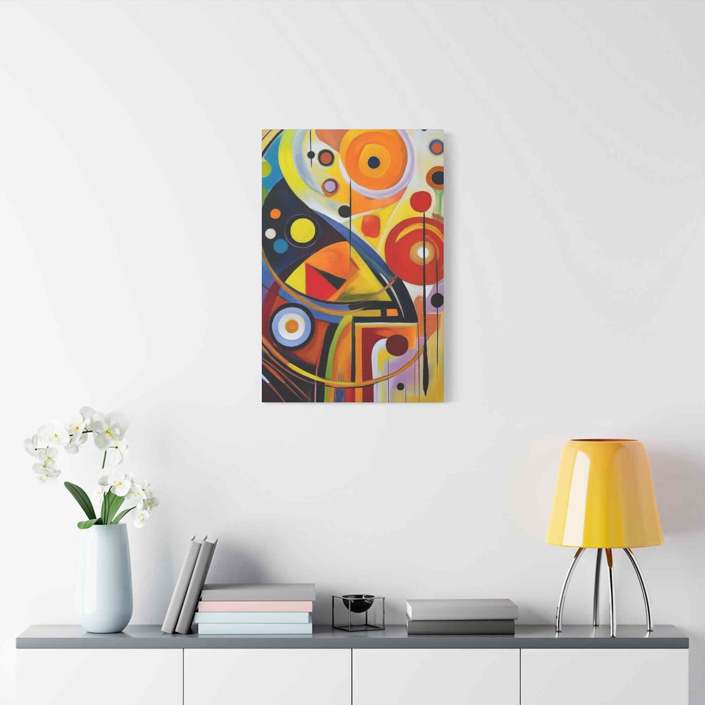 Abstract Painting Print Canvas 20x24,20x30,24x30, 24x32,24x36,30x40, 32x48,36x48,40x60 Pine-Wood Inner Frame ABS-7