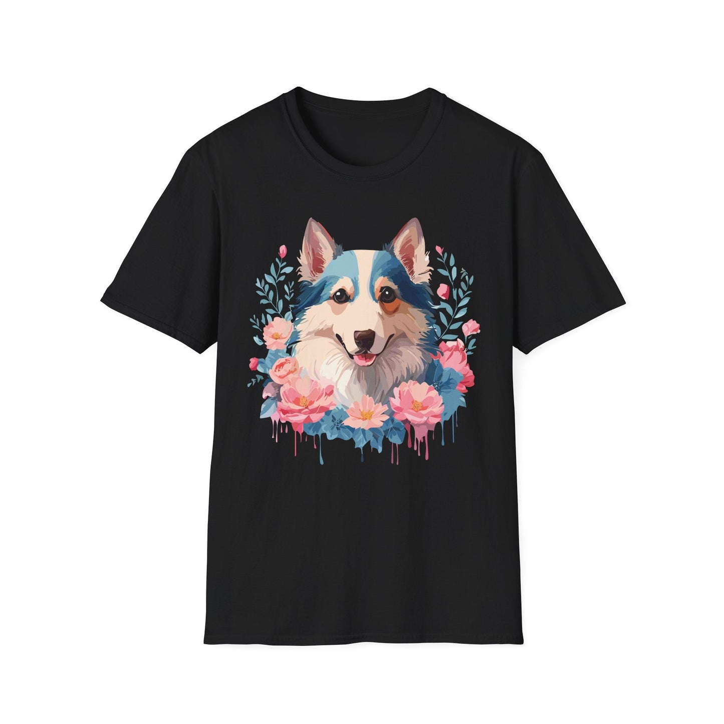 Dog Shirt Unisex Animal Tee Softstyle Cotton Lightweight Breathable