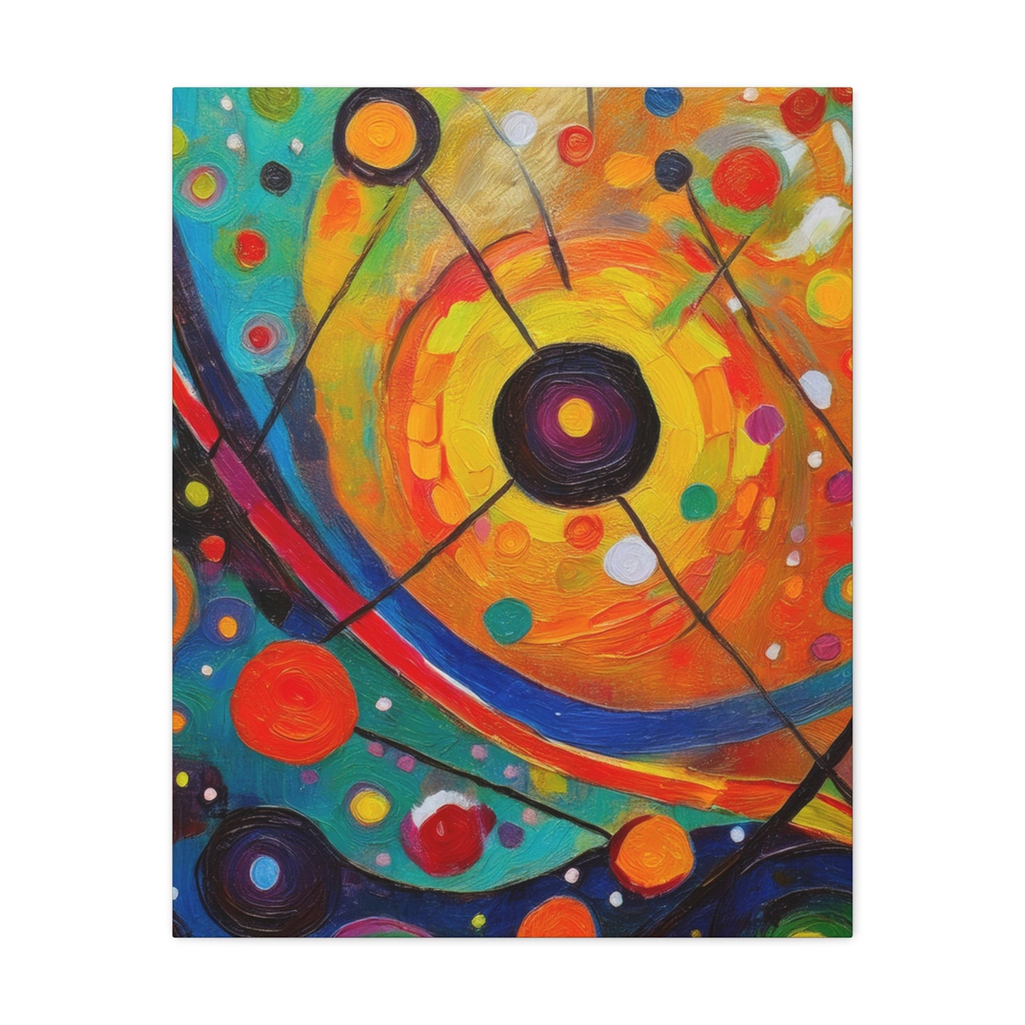 Abstract Oil Painting Print Canvas 20x24,20x30,24x30 24x32,24x36,30x40 32x48,36x48,40x60 Pine-Wood Inner Frame ABS-133