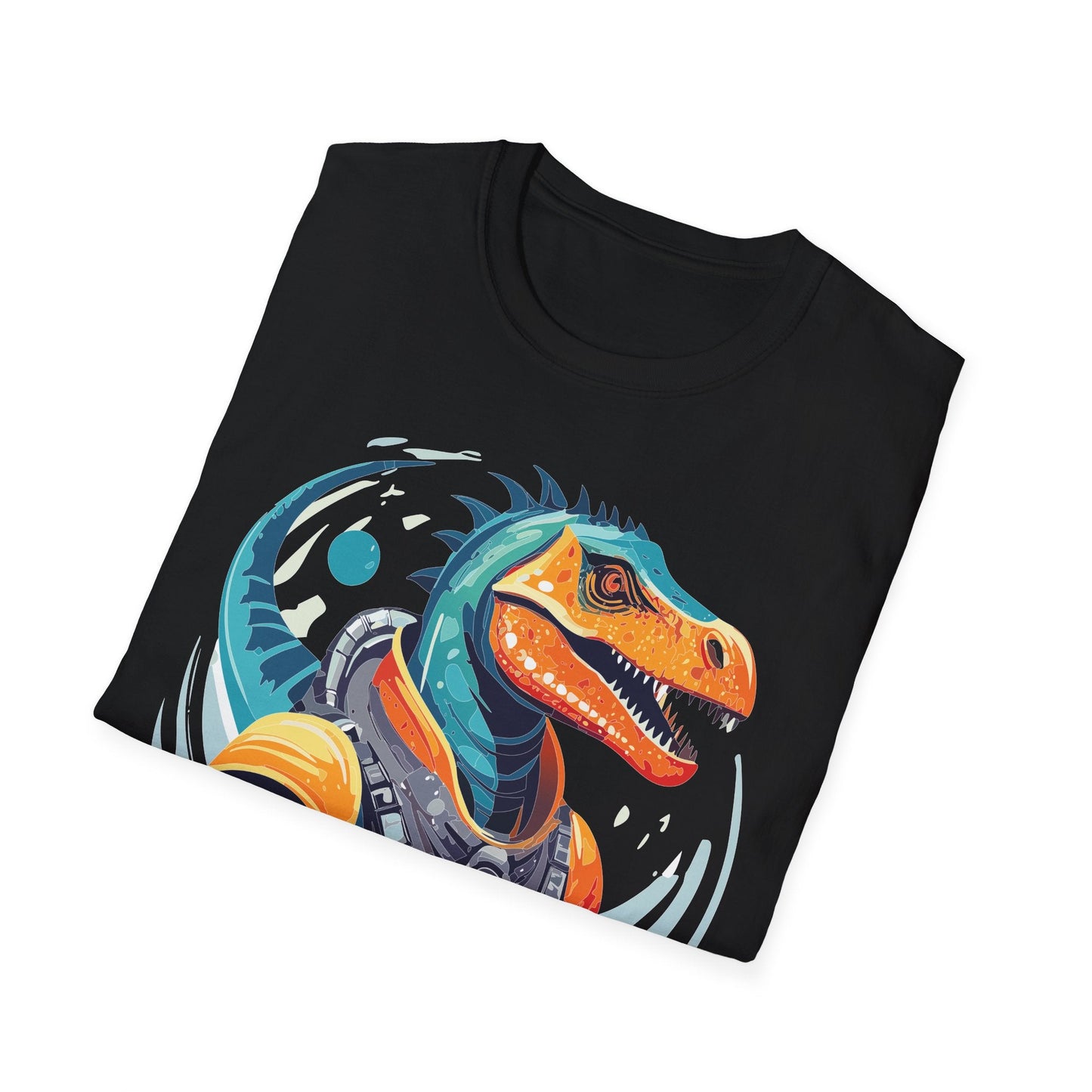 Alien Graphic Unisex Cotton Softstyle UFO Artwork Tee 10