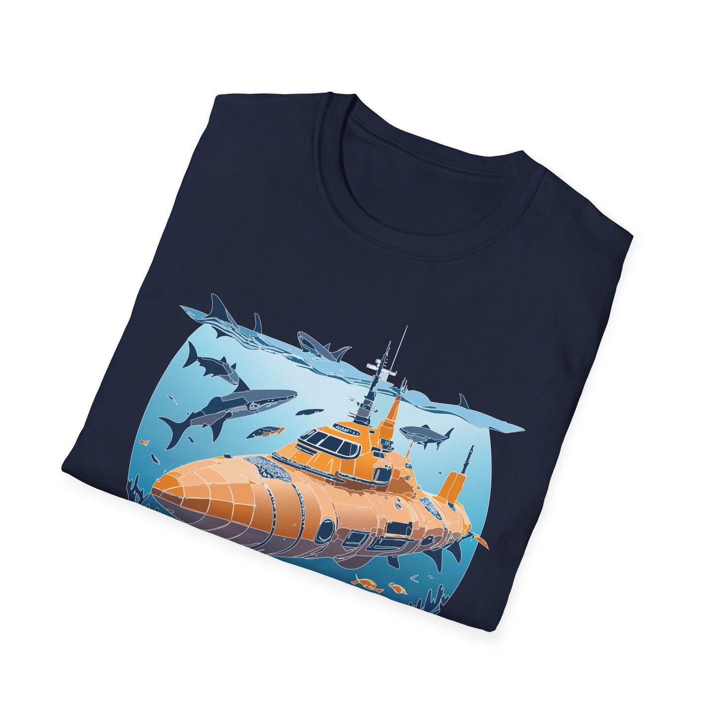 Ocean Graphic Unisex Softstyle Cotton Tee 16
