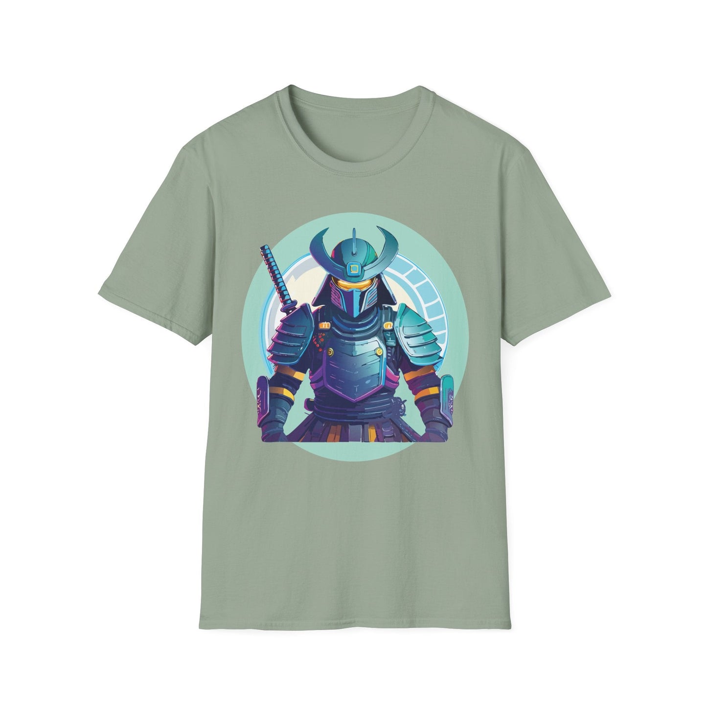 Samurai T Shirt Unisex Softstyle Tee Gildan 64000 Lightweight Ring Spun Cotton Everyday Comfort