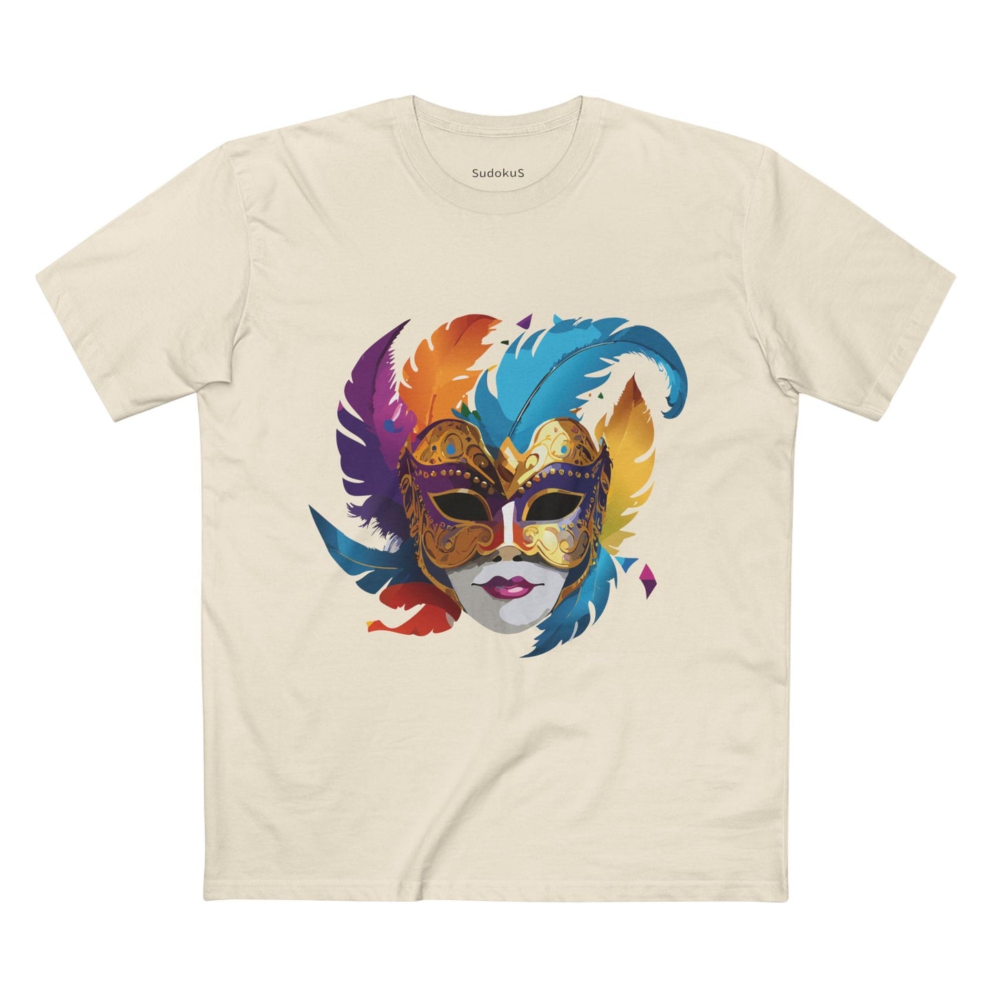 Mask Graphic Unisex 100 Cotton Staple Tee 39