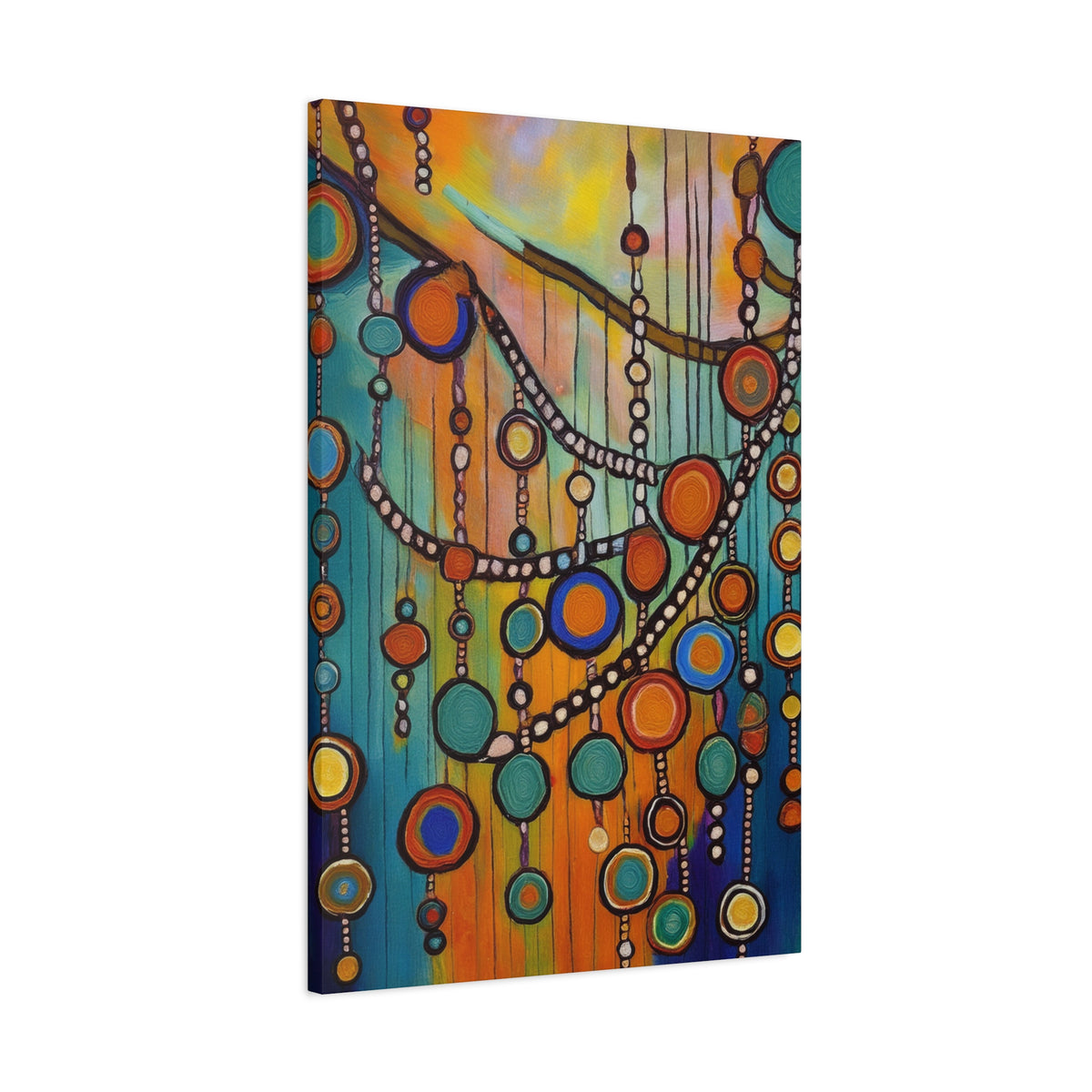 Abstract Oil Painting Print Canvas 20x24,20x30,24x30 24x32,24x36,30x40 32x48,36x48,40x60 Pine-Wood Inner Frame ABS-100