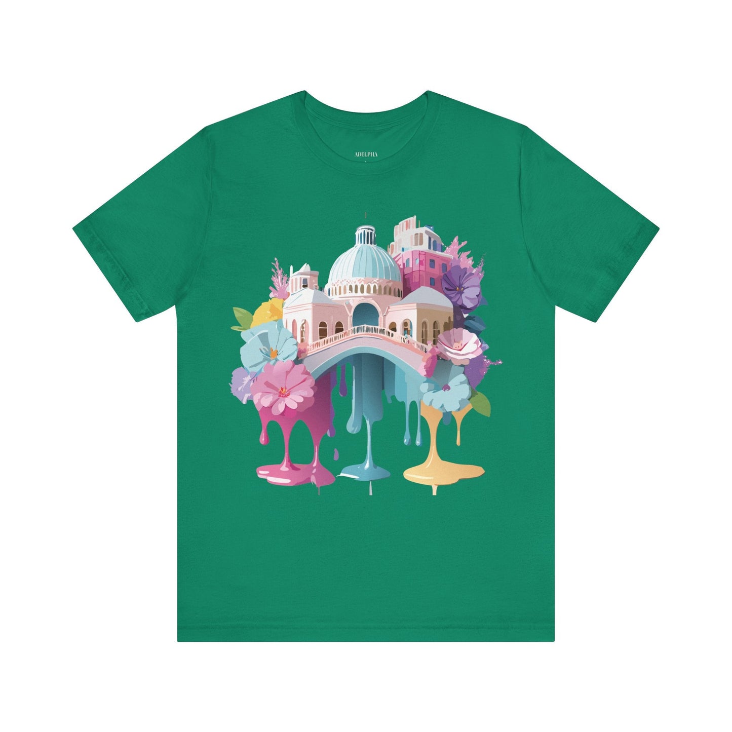 Venice Tourist Graphic Tee Unisex Jersey Short Sleeve Vintage Inspired Artwork Adelpha
