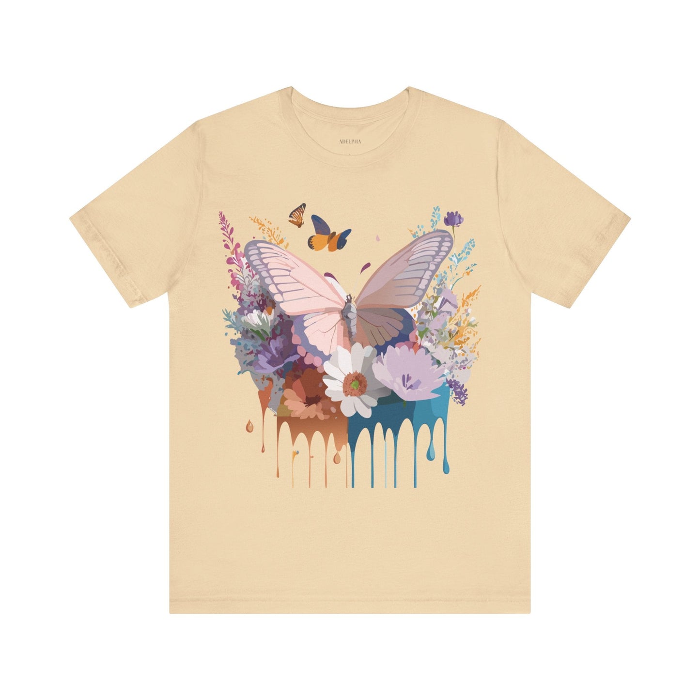 Butterfly Graphic Tee Adelpha Art Design Unisex Short Sleeve Shirt