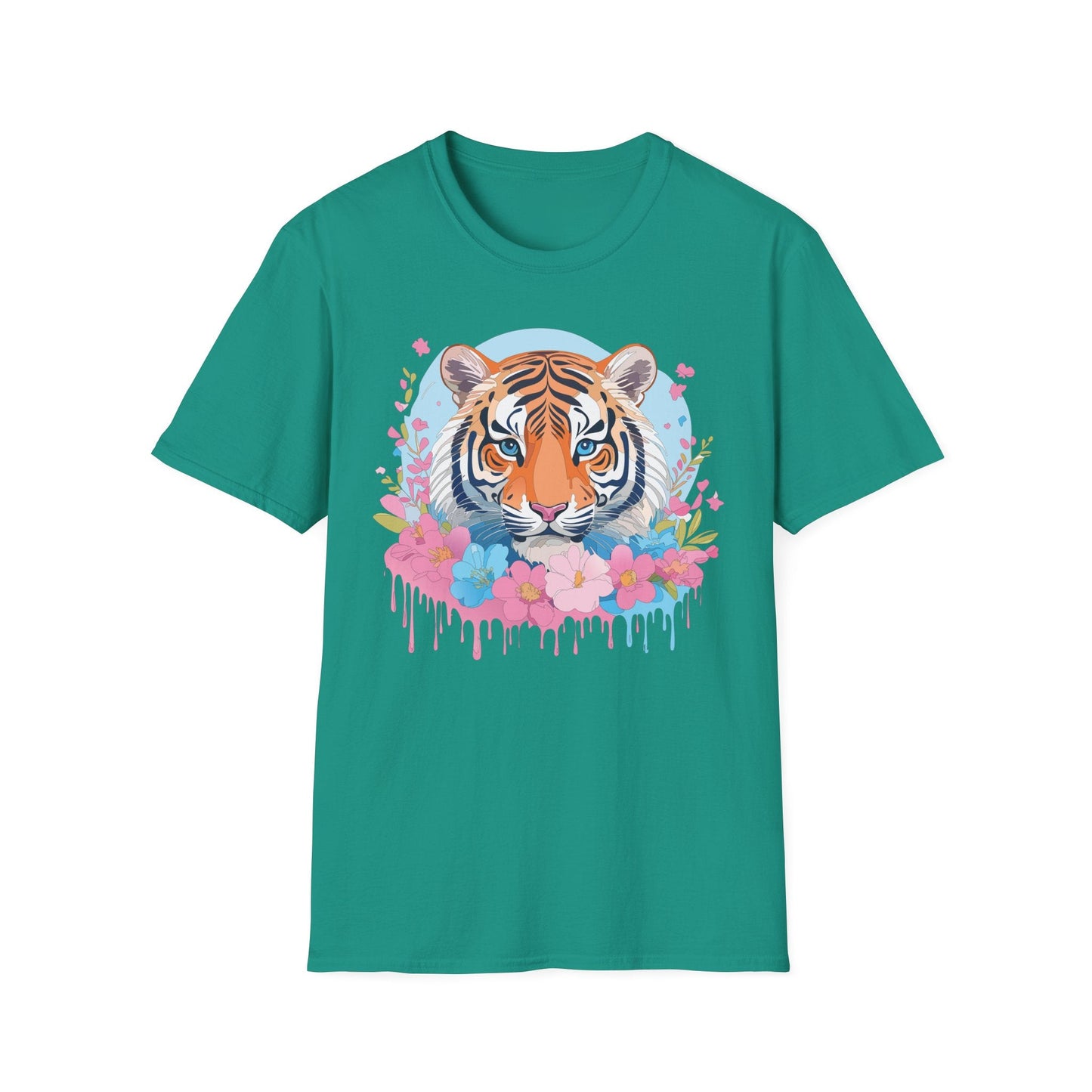 Tiger Shirt Unisex Softstyle T Shirt Gildan 64000 Animal Tee