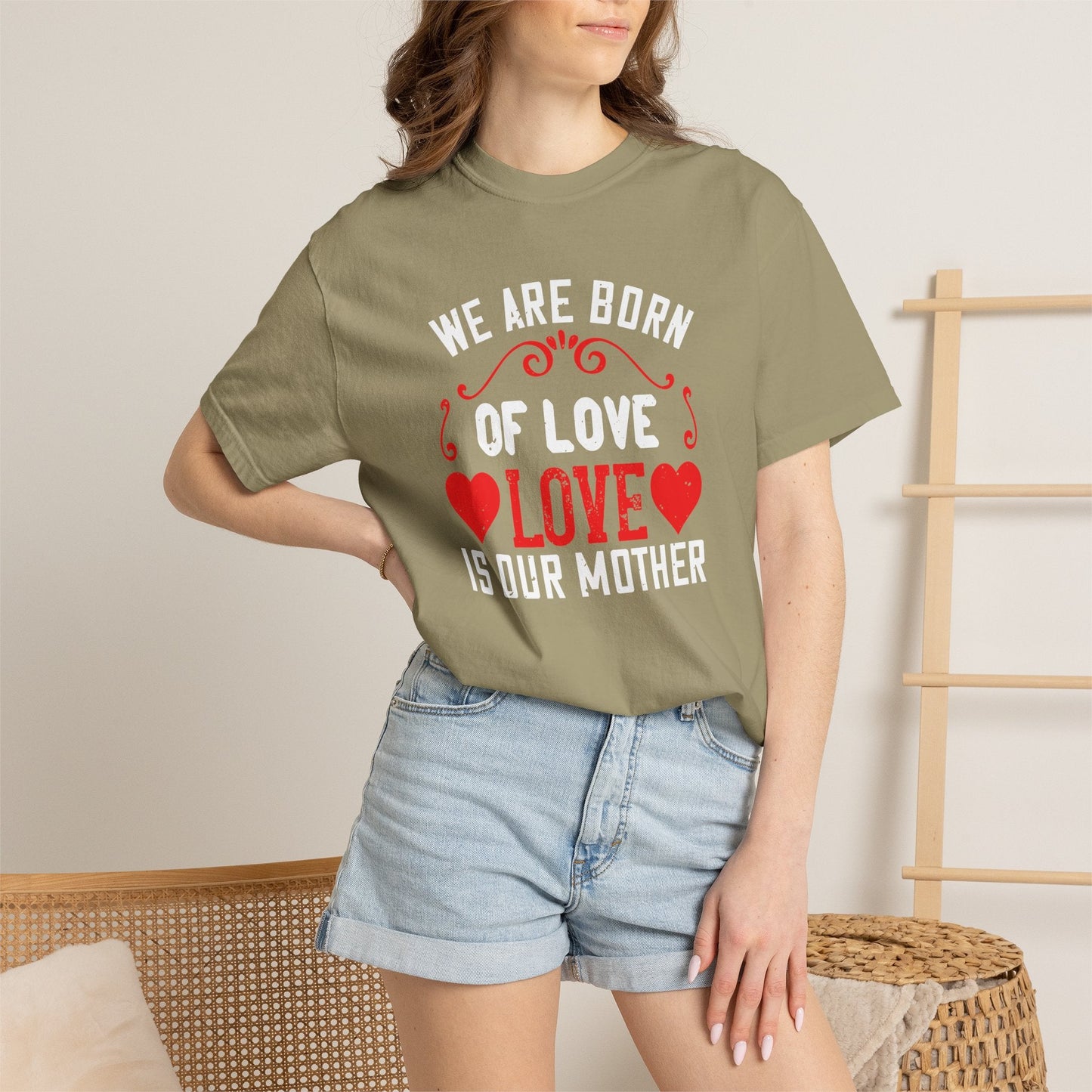 Mom T-shirt Mother Day Mama Tee Unisex Comfort Colors Garment-Dyed Cotton h98