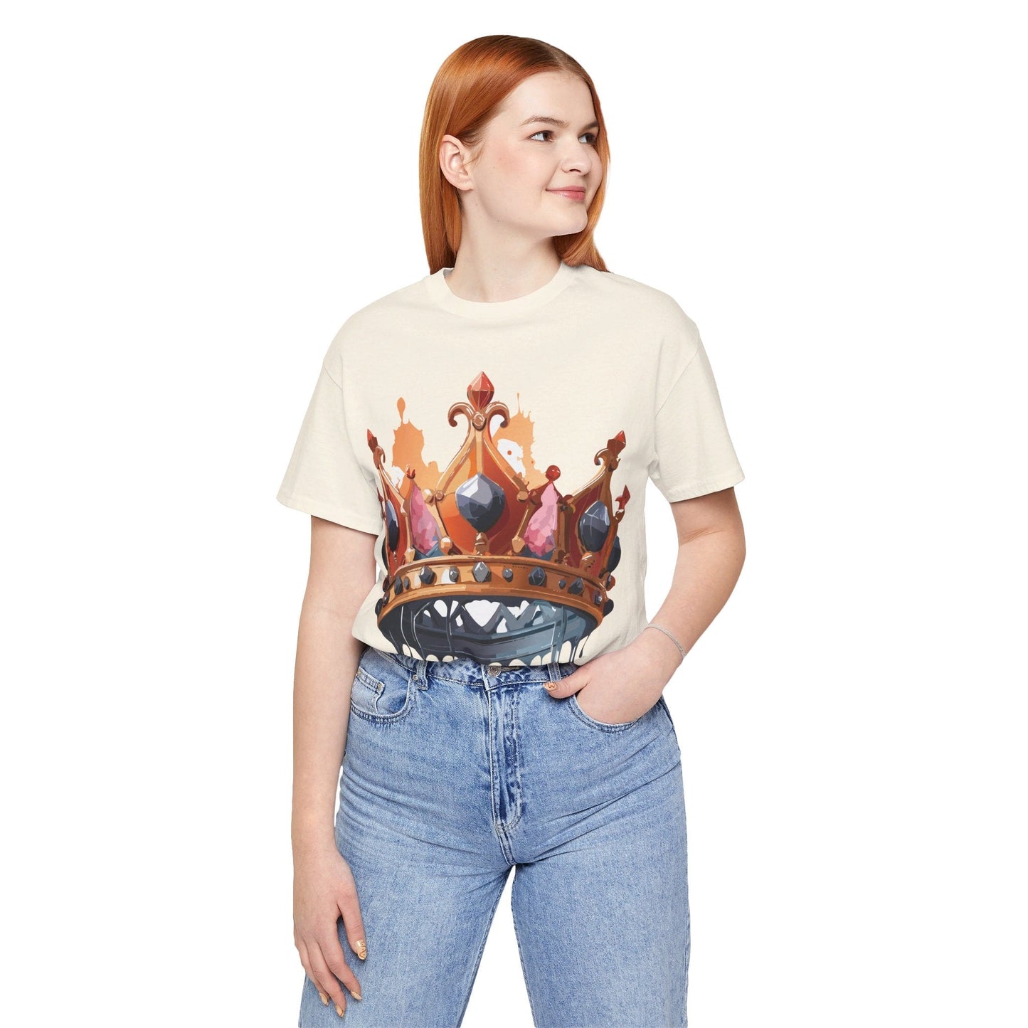 Crown Graphic Unisex 100 Cotton Vintage Artwork Tee 10