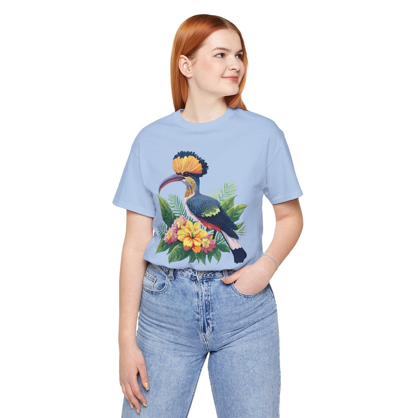 Unisex Animal Tee Shirt With Art Design Wild Animals Short Sleeve Jersey Tee For Everyday