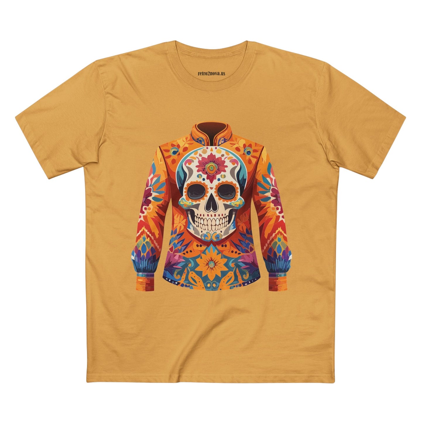 Unisex Skull Shirt With Original Skeleton Art Design Premium Cotton Tee From Retro2Nova