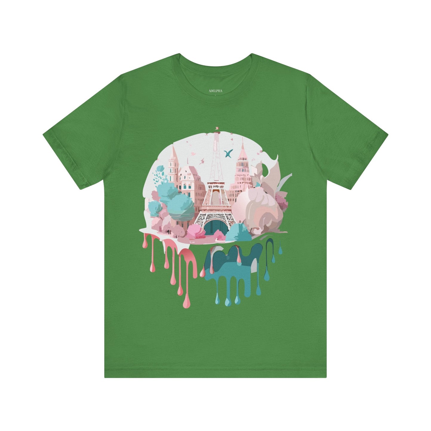 Paris Tourist Shirt Graphic Tee Unisex Jersey Short Sleeve Adelpha Vintage Art Design
