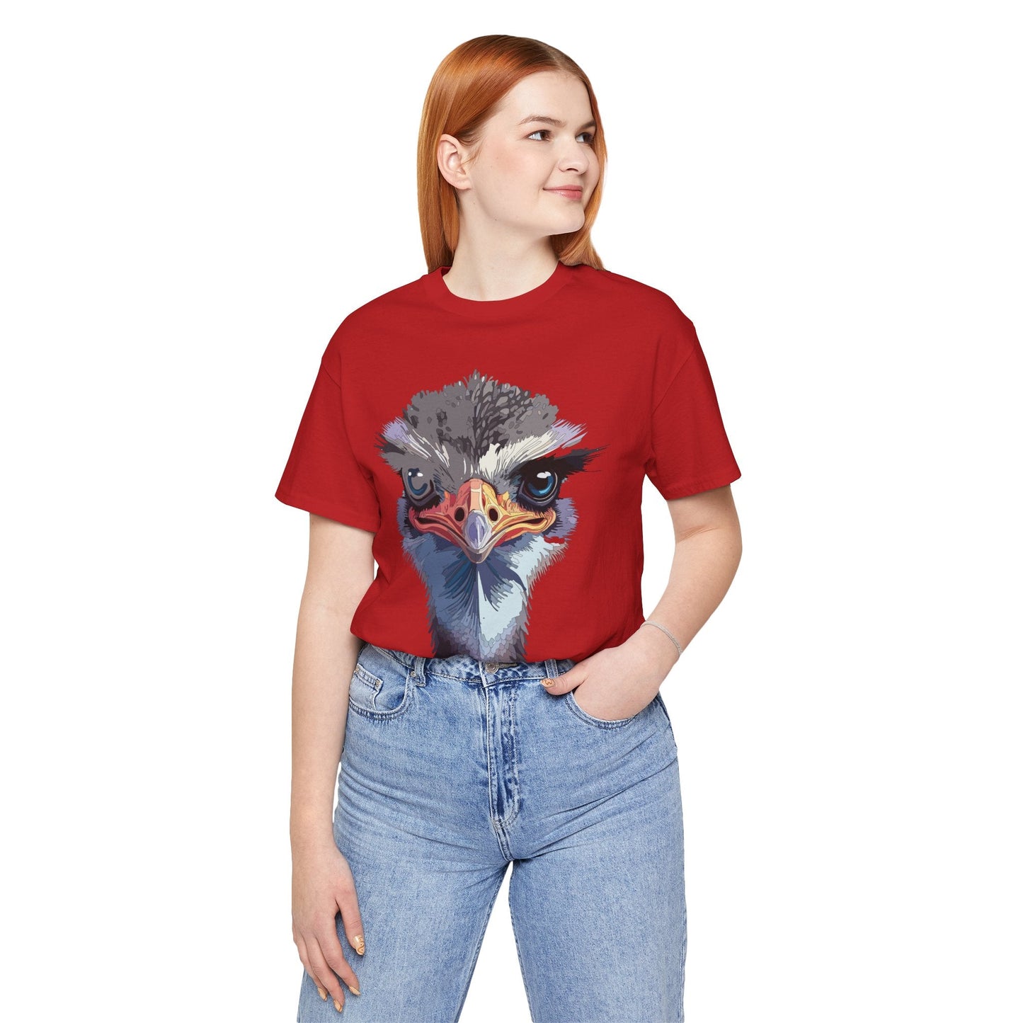 Unisex Animal Tee Shirt With Art Design Wild Animals Shirt Gildan Softstyle 64000