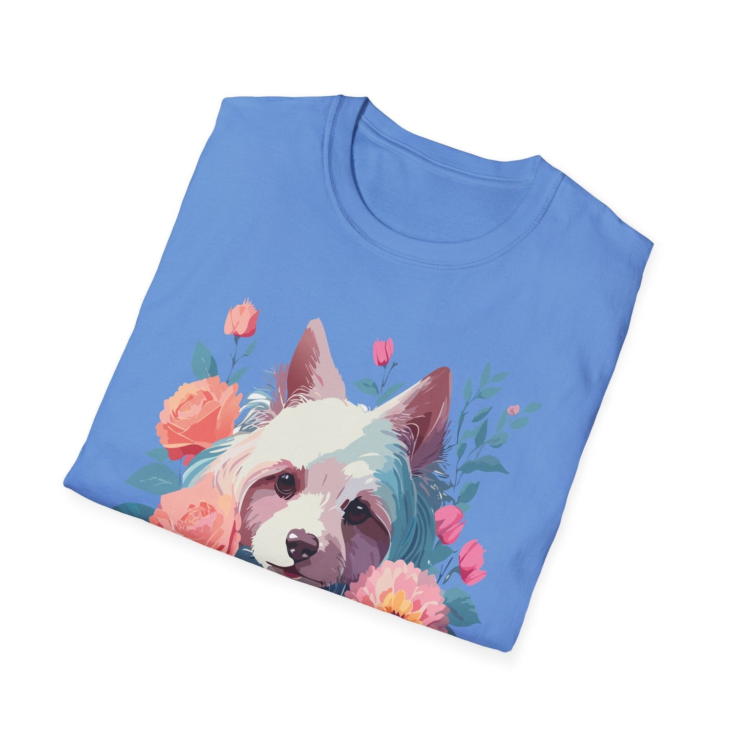 Dog Shirt Unisex Softstyle Cotton Tee Gildan 64000 With Animal Designs