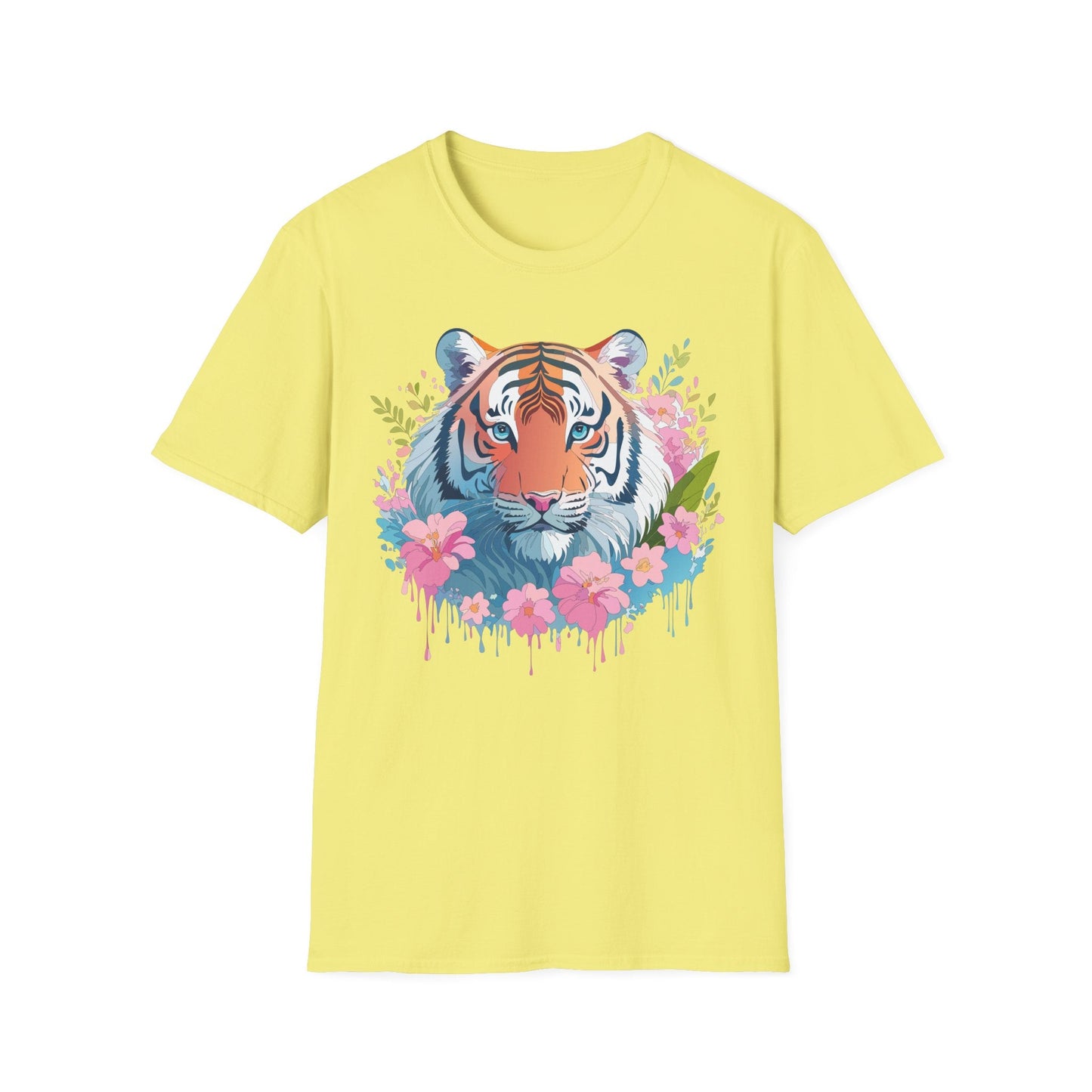 Unisex Tiger Shirt Gildan Softstyle 64000 Cotton Tee Everyday Comfort