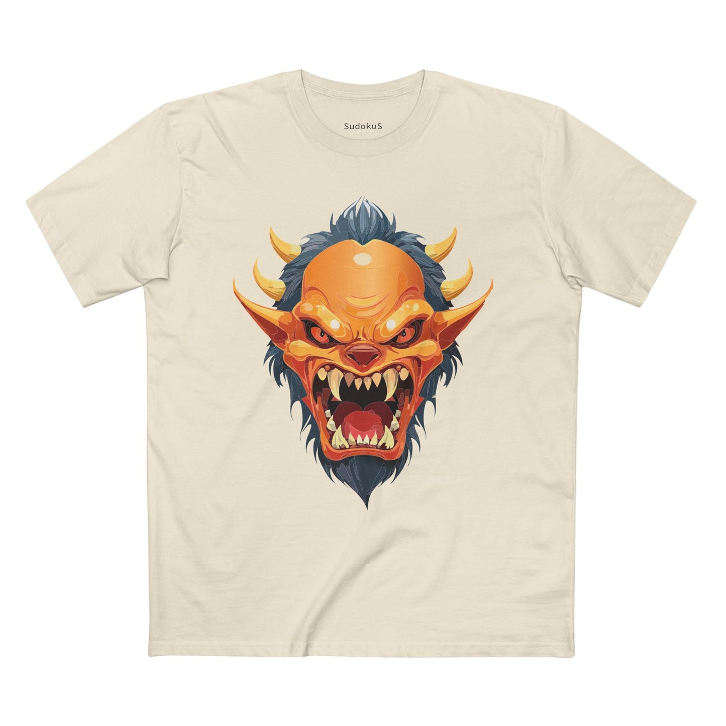 Cartoon Monsters Graphic Unisex 100 Cotton Staple Tee 8