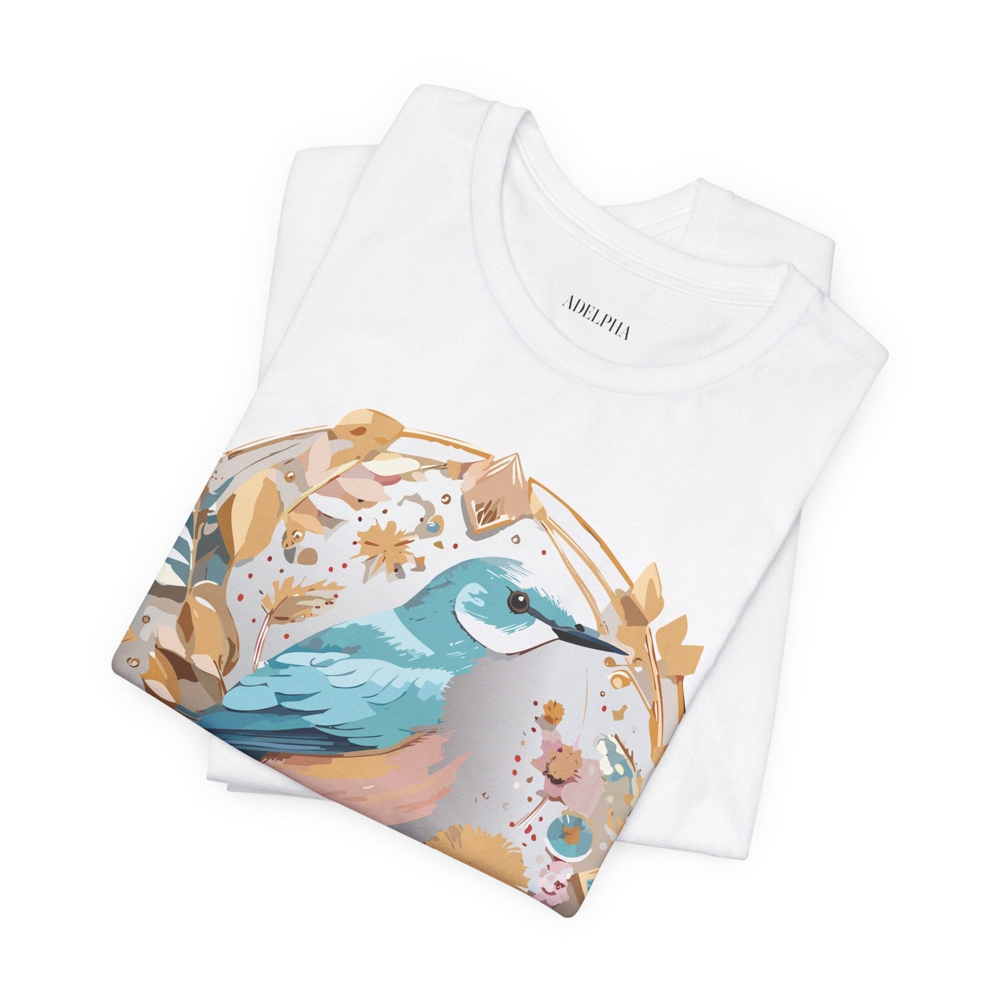 Adelpha Medallion Shirt Unisex Graphic Tee With Vintage Inspired Artwork Short Sleeve Jersey