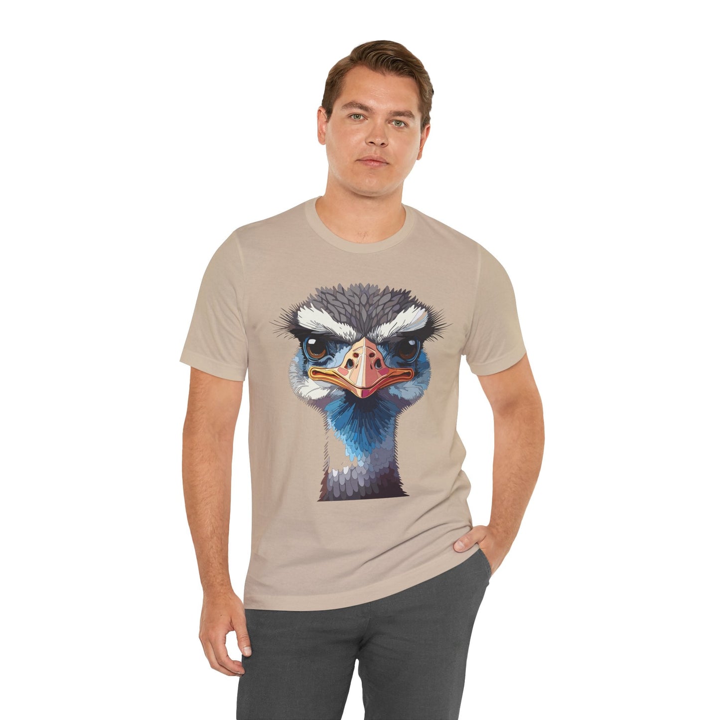 Unisex Animal Tee Shirt With Wildlife Art Design For Men And Women Gildan Softstyle 64000