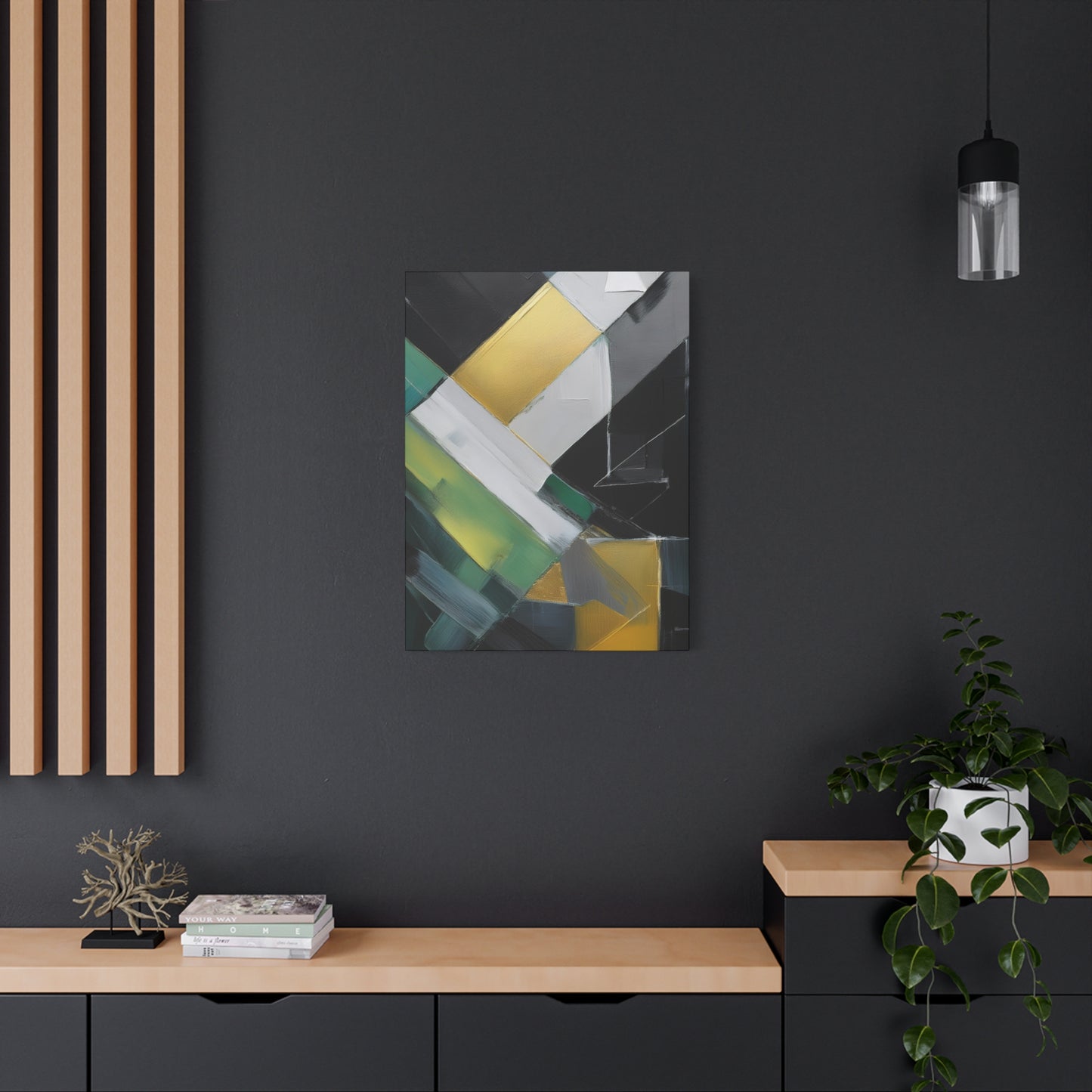 Abstract Geometric Painting Print Canvas 20x24,20x30,24x30 24x32,24x36,30x40 32x48,36x48,40x60 Pine-Wood Inner Frame ABS-78