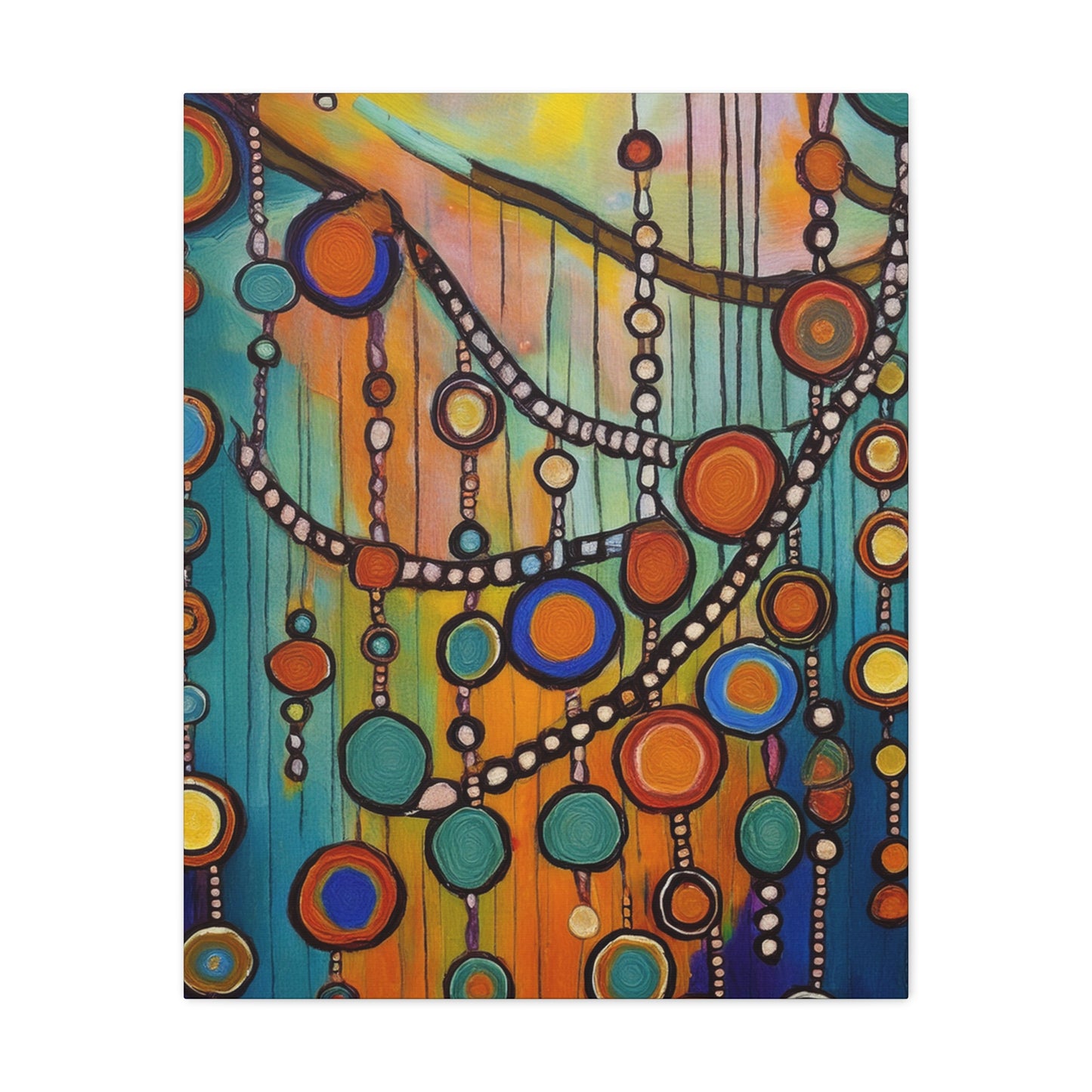 Abstract Oil Painting Print Canvas 20x24,20x30,24x30 24x32,24x36,30x40 32x48,36x48,40x60 Pine-Wood Inner Frame ABS-100