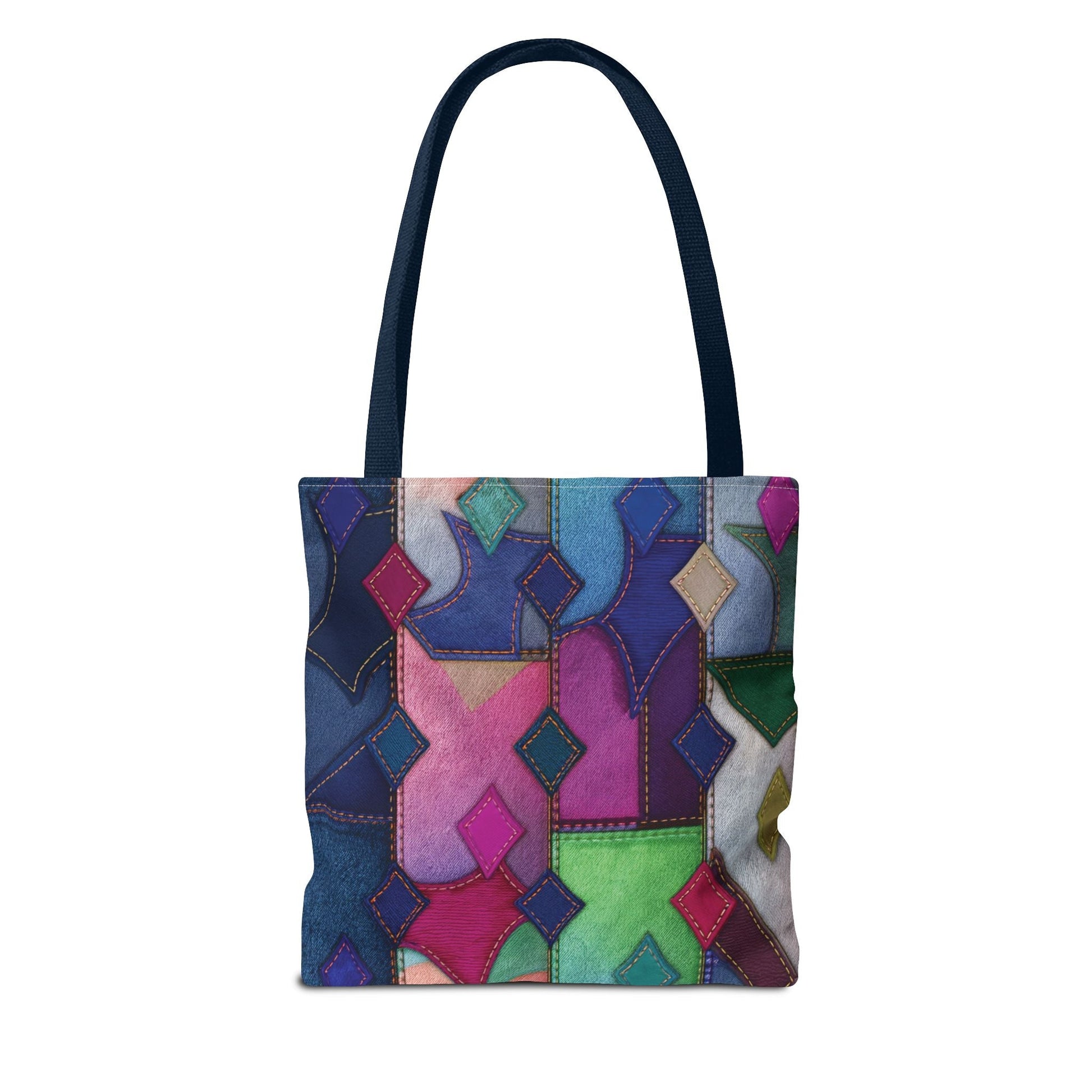 Denim Canvas Bag, Tote Bag Denim Printify