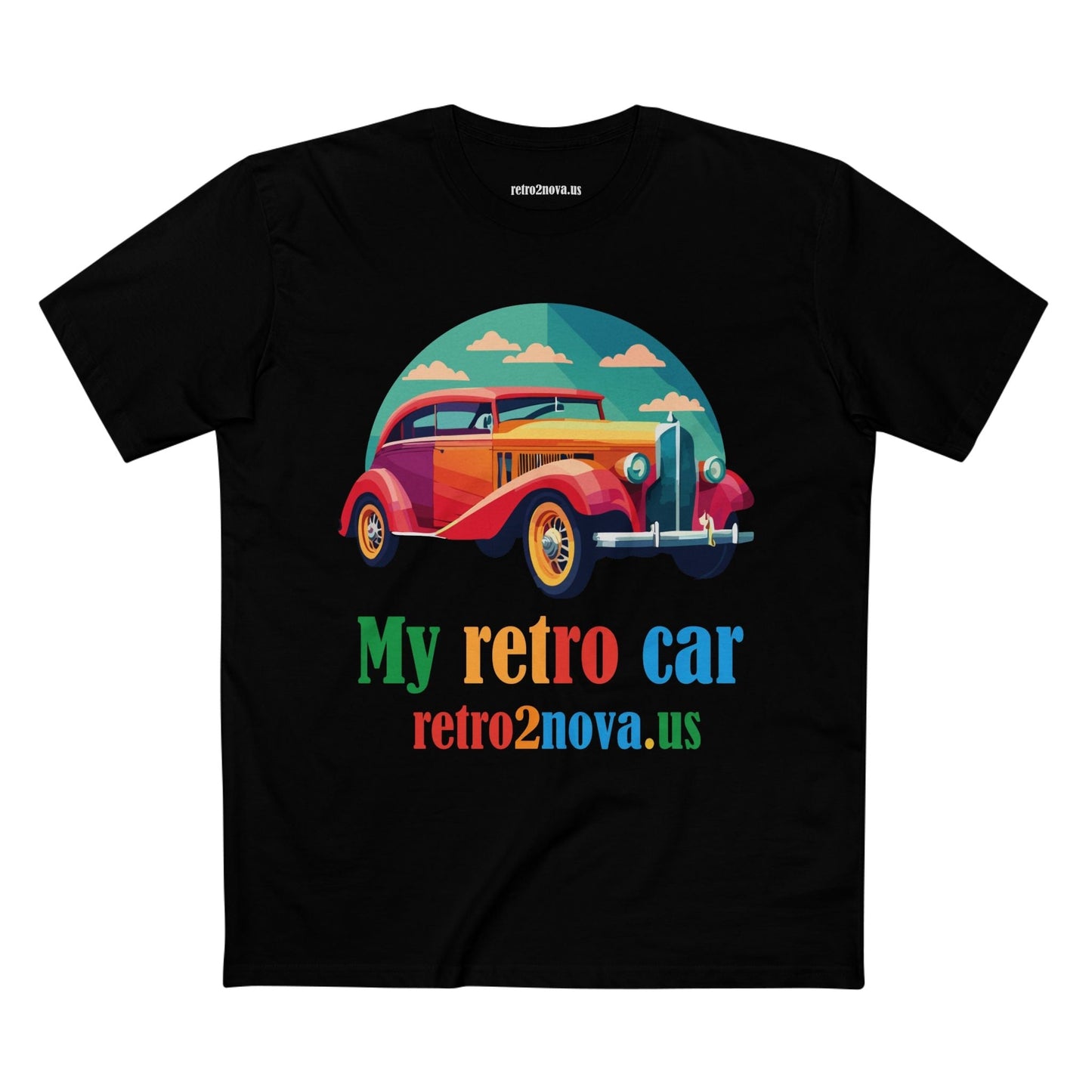 Retro Car Tee Vintage Auto Shirt RC20 Unisex Premium Cotton Art Design From Our Exclusive Collection
